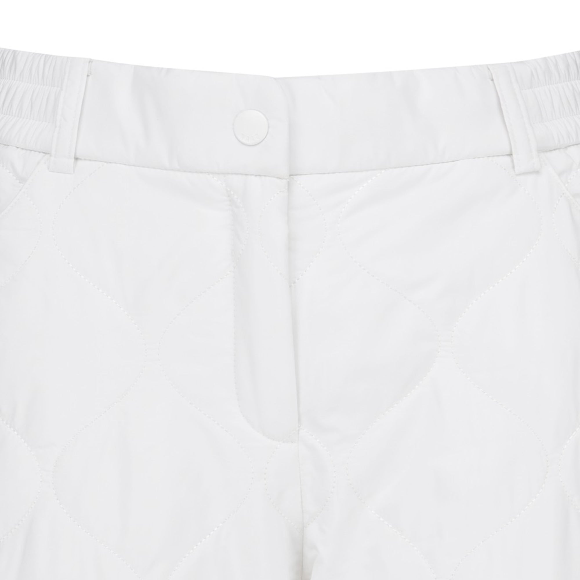 WOMENS キルティングジョガーパンツ ホワイト/072344460