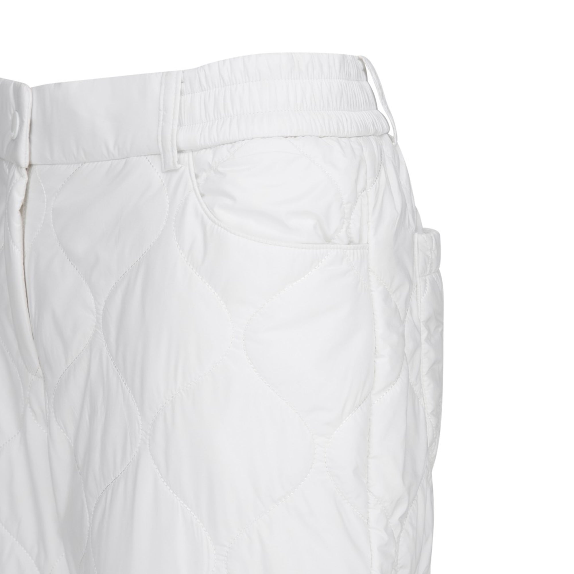 WOMENS キルティングジョガーパンツ ホワイト/072344460