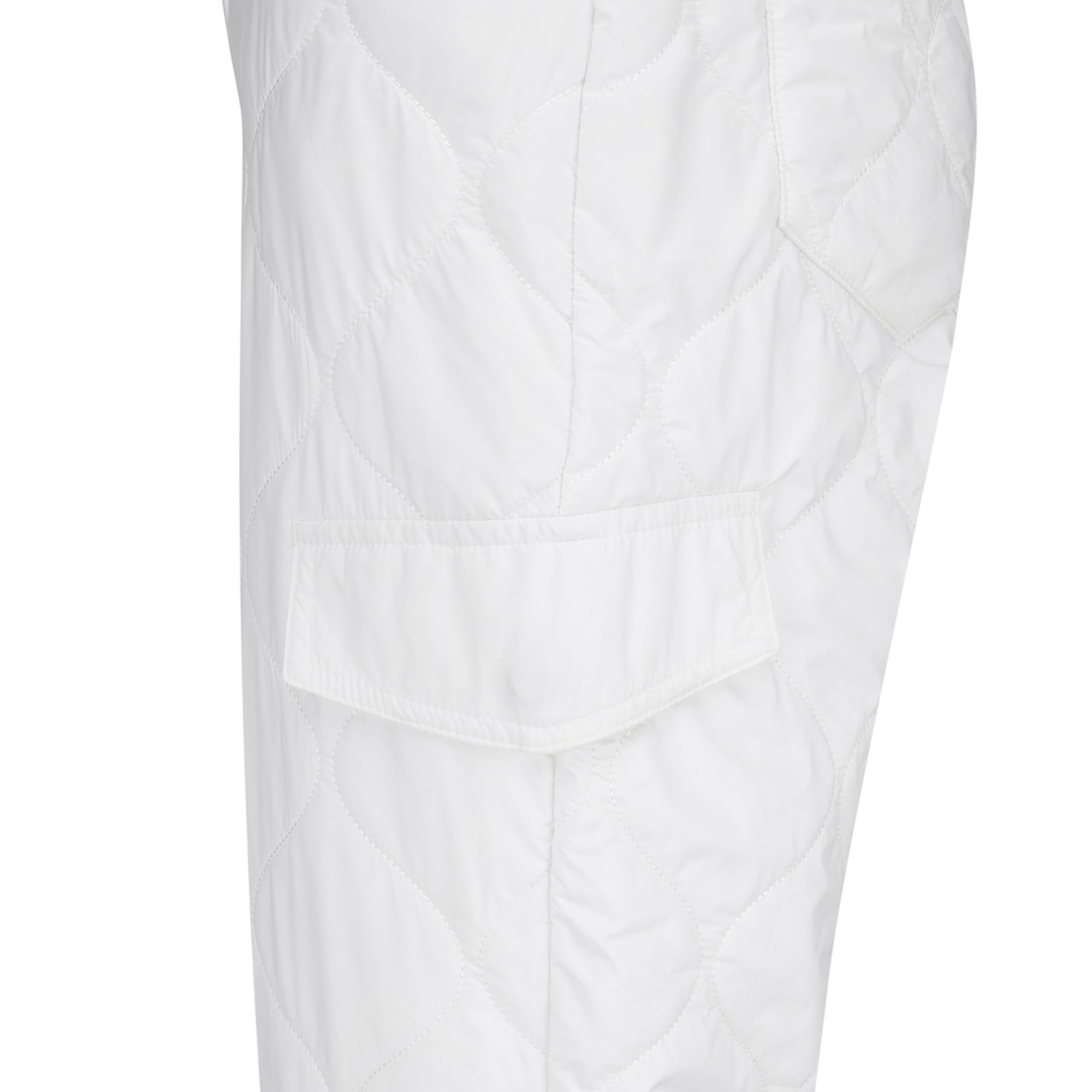 WOMENS キルティングジョガーパンツ ホワイト/072344460