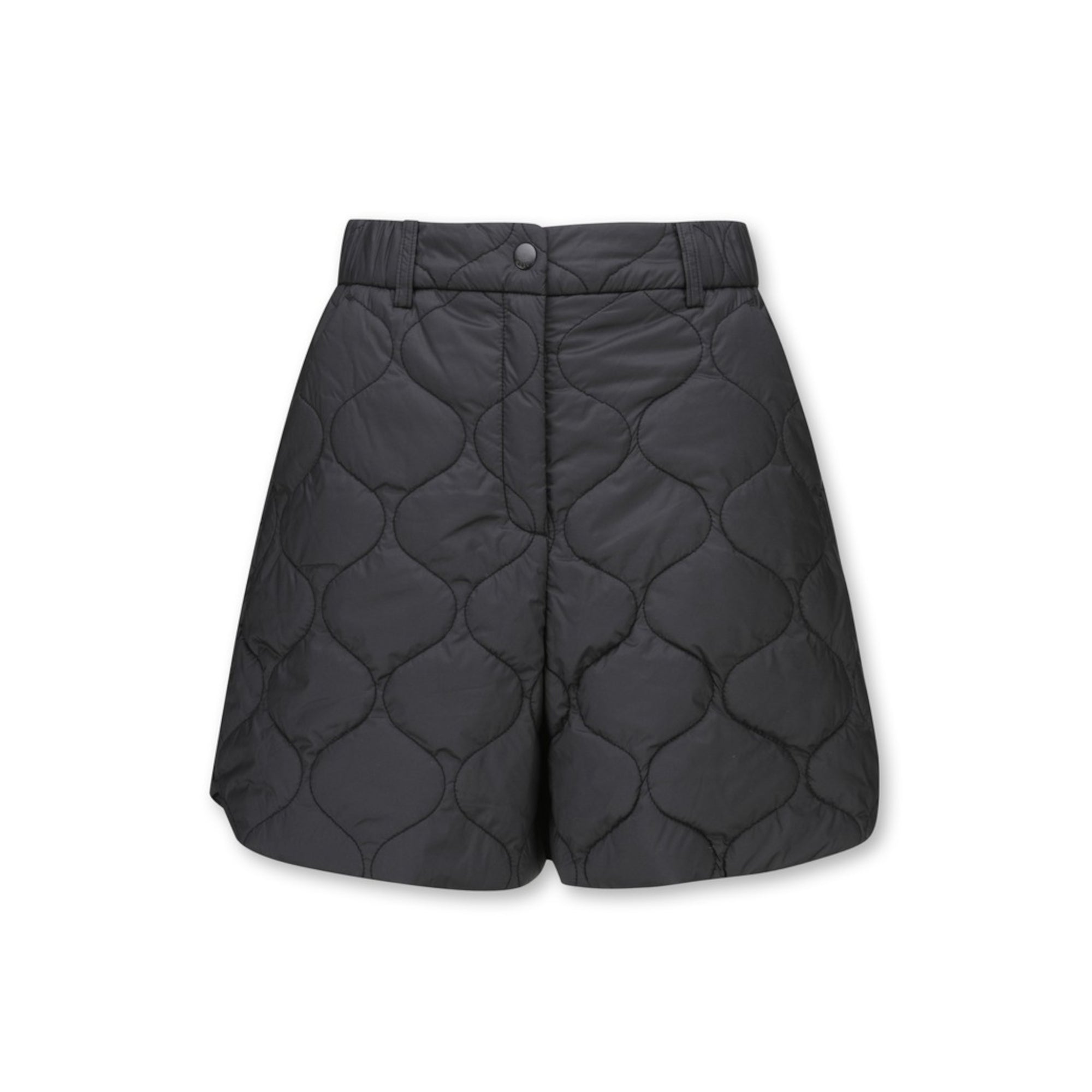 WOMEN パディングショートパンツ ブラック