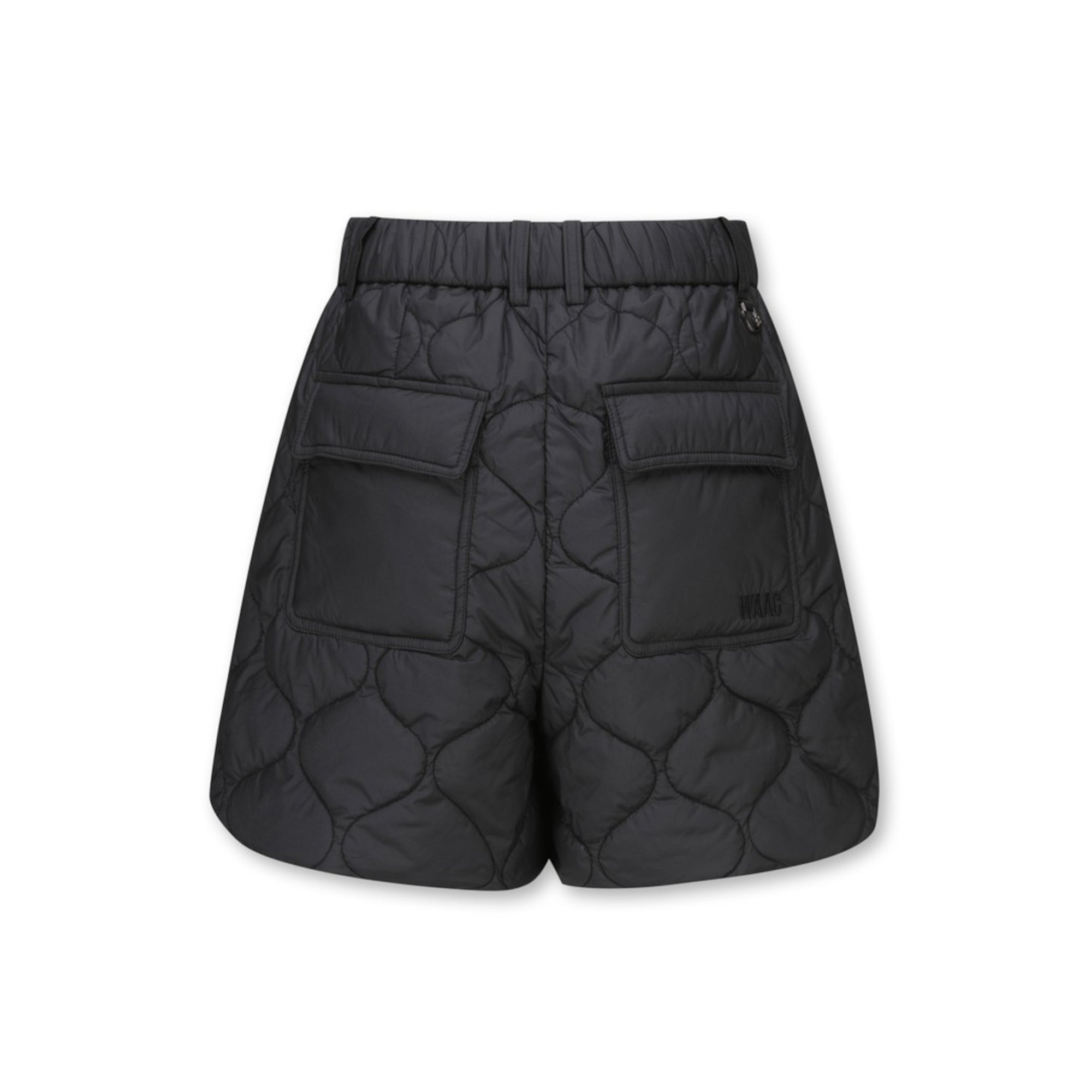 WOMEN パディングショートパンツ ブラック