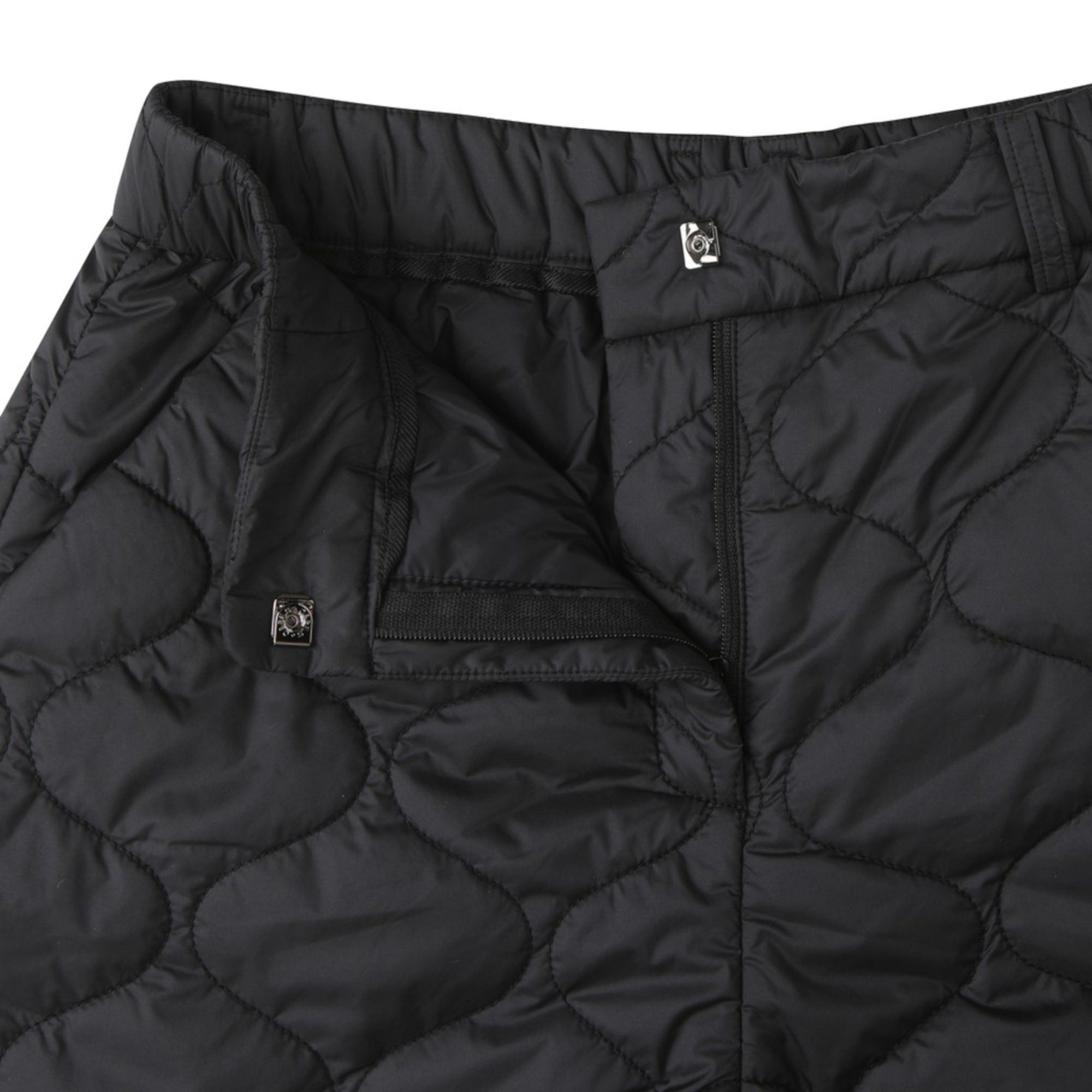 WOMEN パディングショートパンツ ブラック