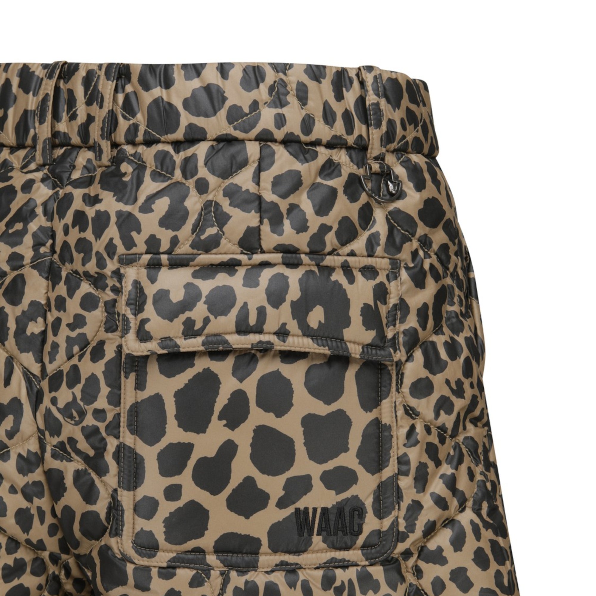 WOMEN パディングショートパンツ ブラウン