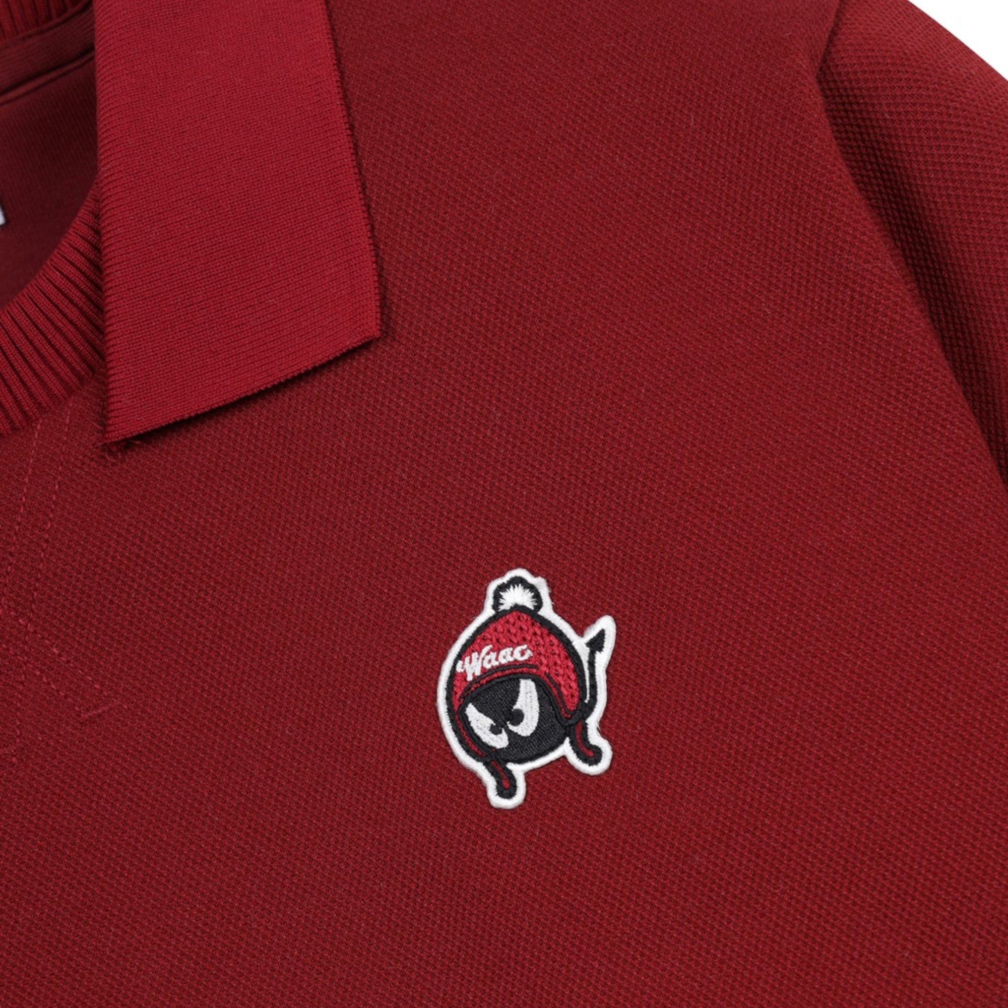 WOMENS カラーラインスウェットシャツ バーガンディ/072344051