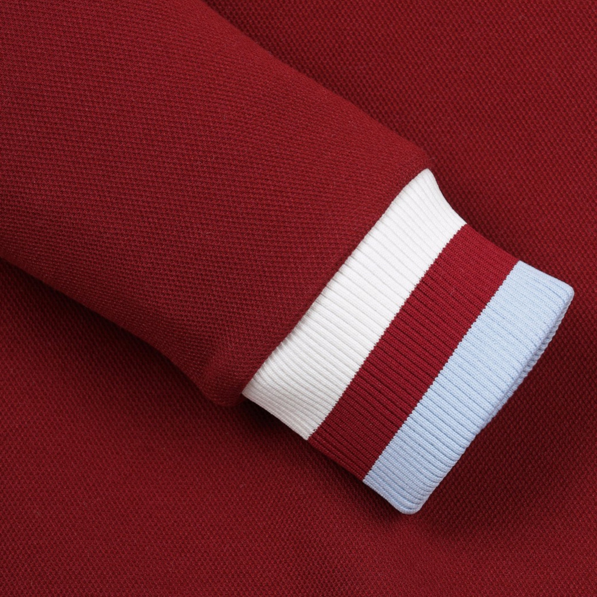 WOMENS カラーラインスウェットシャツ バーガンディ/072344051