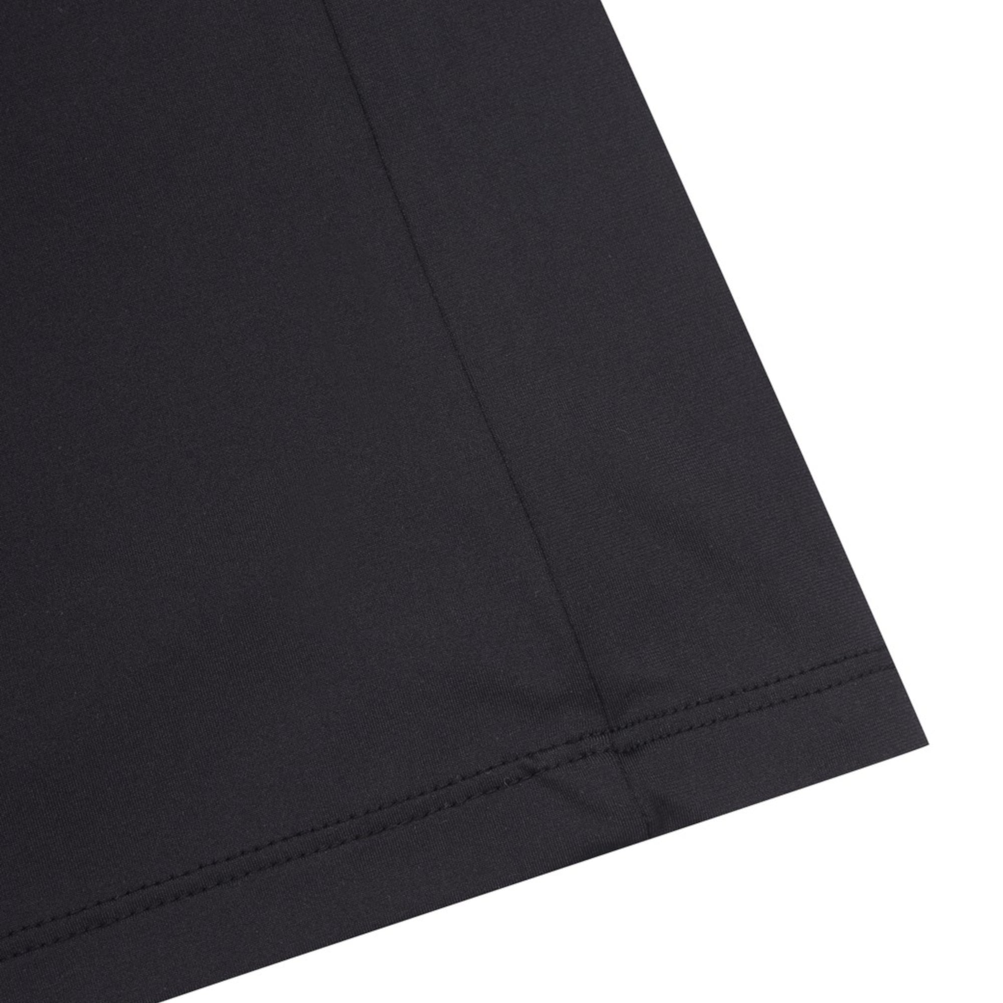 WOMENS ESSENTIAL長袖ポロシャツ ブラック/072344050