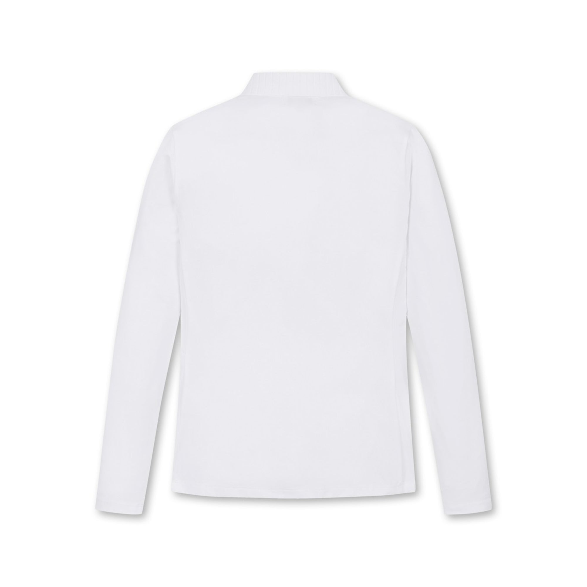 WOMENS ESSENTIAL長袖ポロシャツ アイボリー/072344050