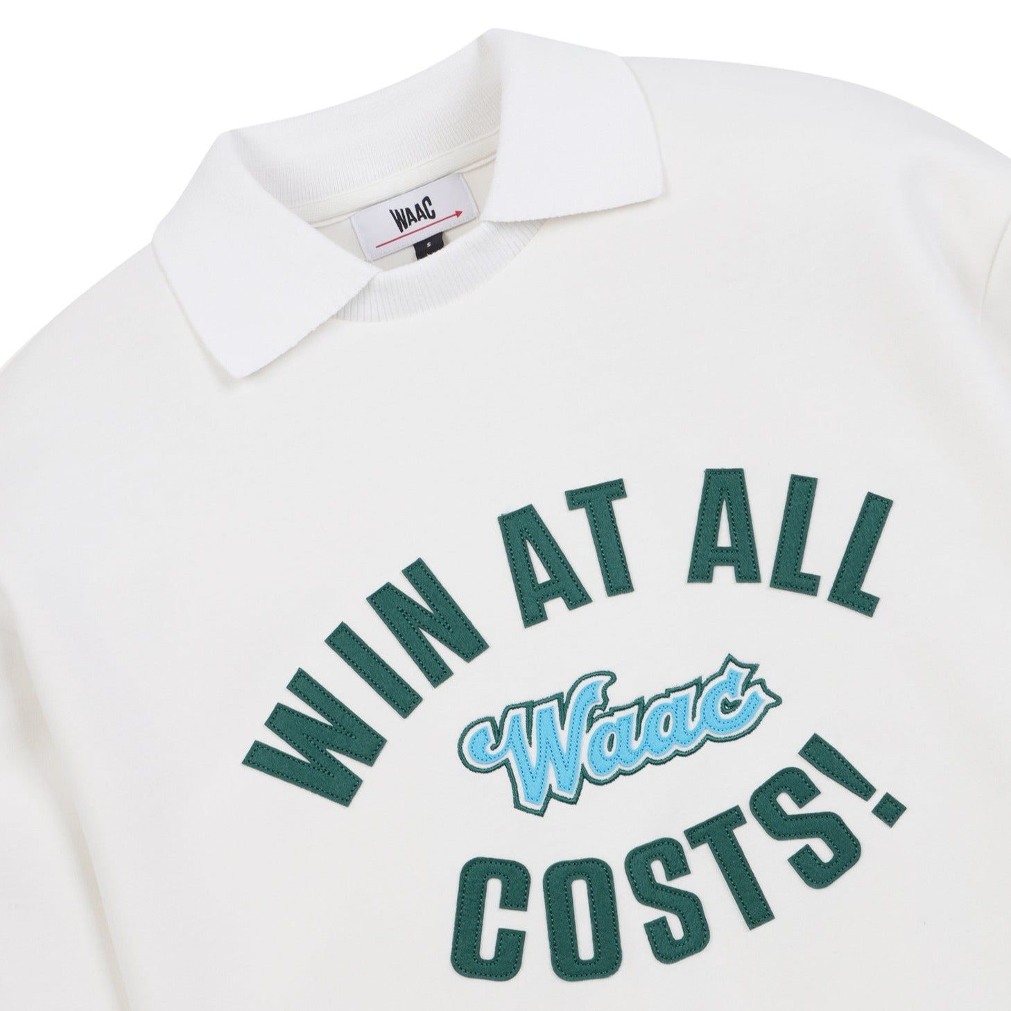 WOMENS ソフトタッチロゴスウェット アイボリー/072342052