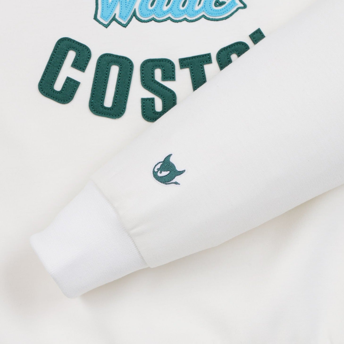 WOMENS ソフトタッチロゴスウェット アイボリー/072342052