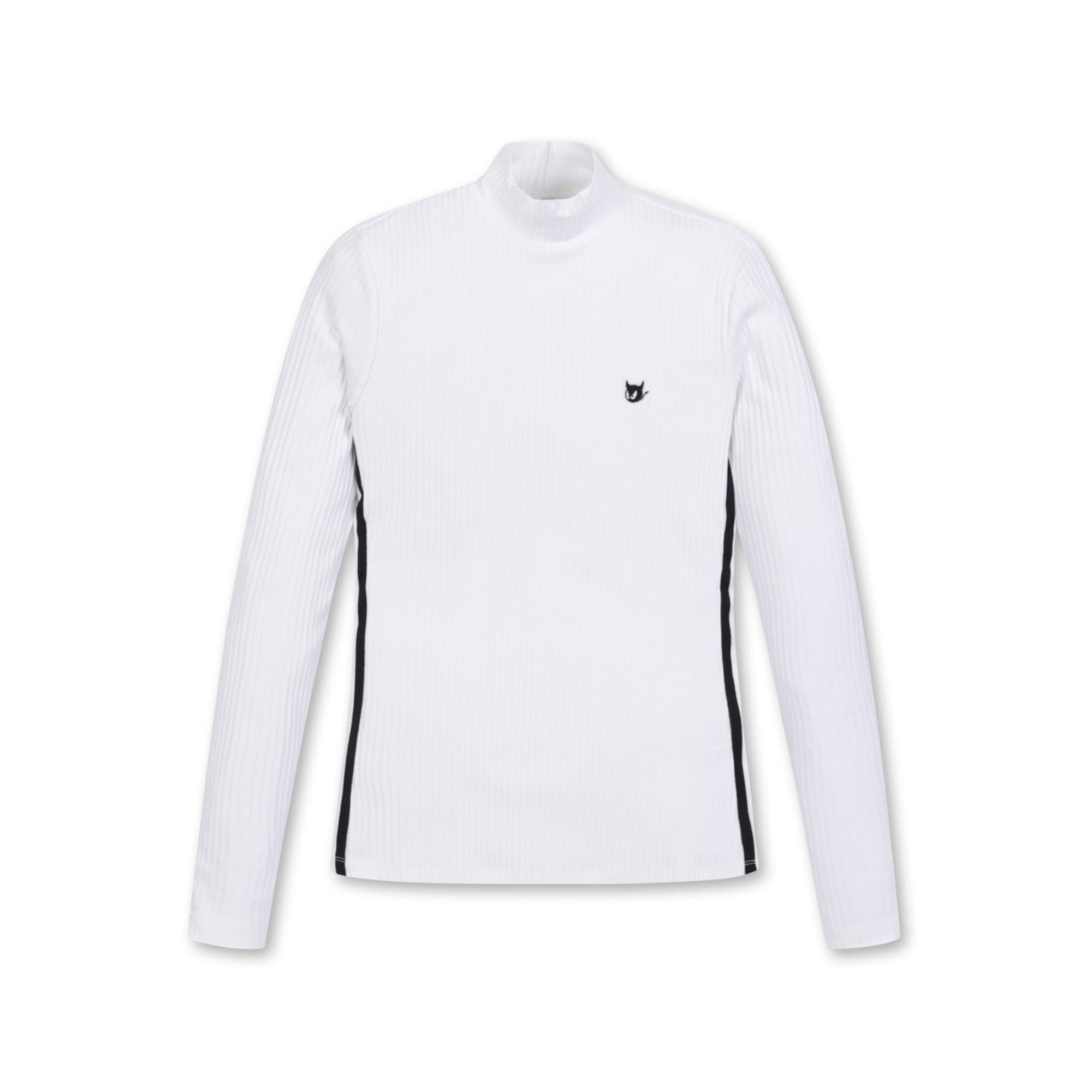 WOMENS ハイストレッチベーシックモックネック ホワイト/072342051