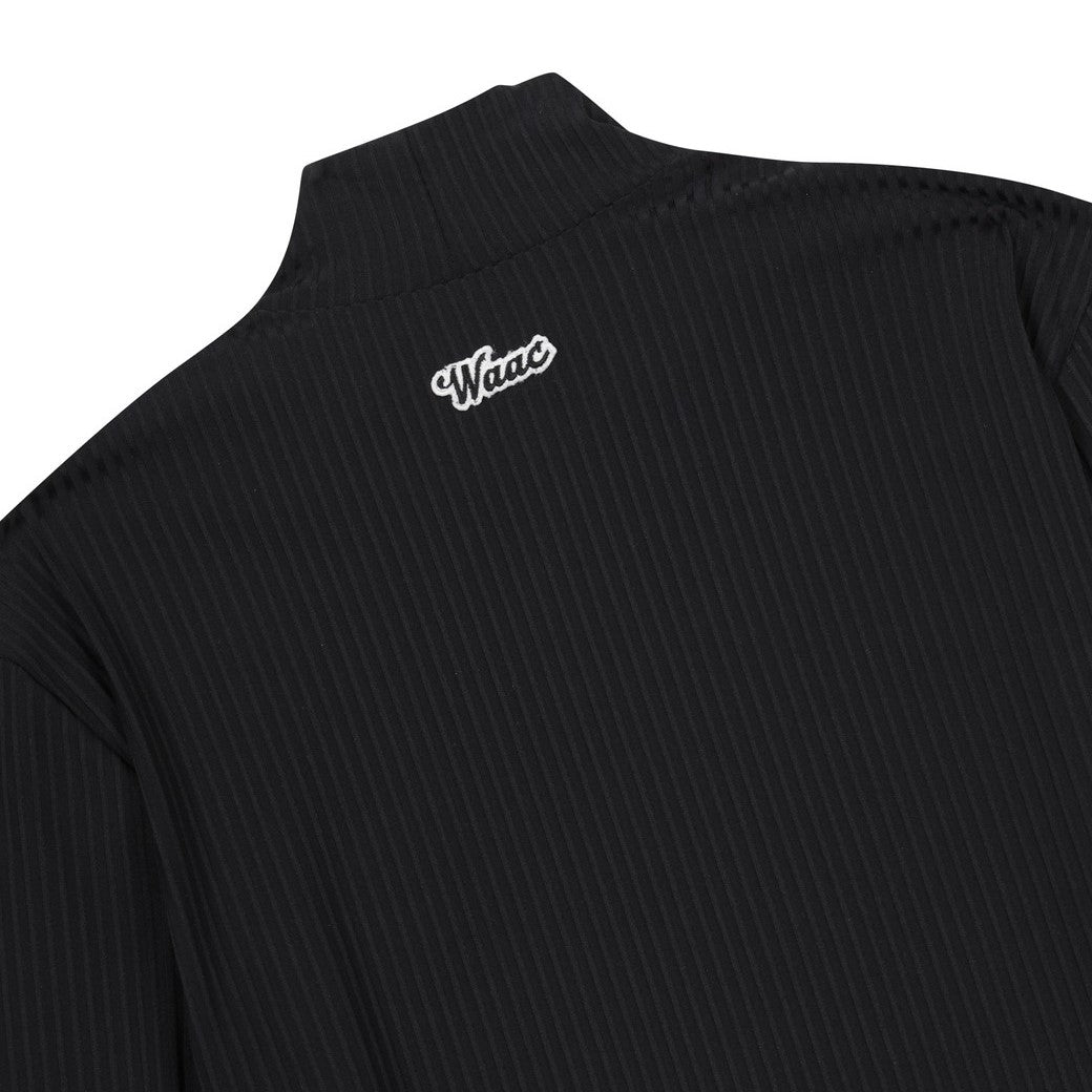 WOMEN べーシックリブモックネック ブラック