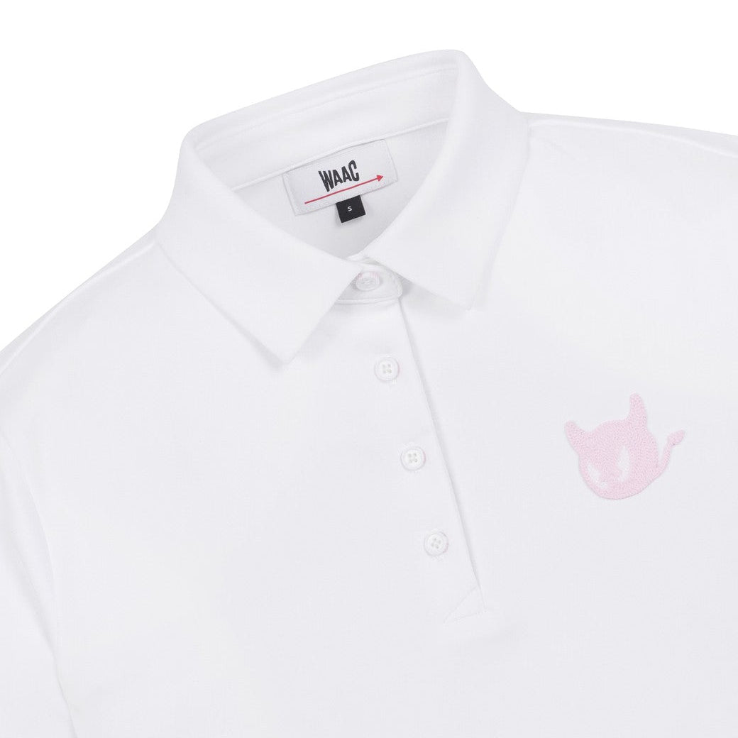 【25SS 新作|WEB限定】WOMEN WTO WAACKYポロシャツ ホワイト
