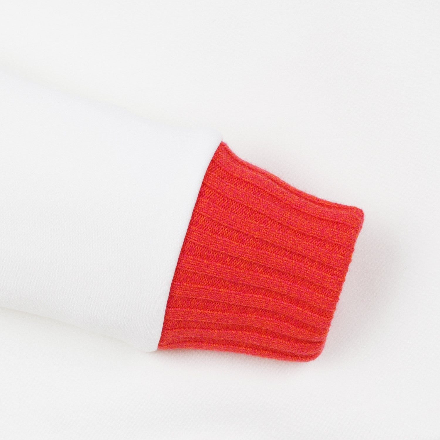 WOMEN カラー配色防風トップス アイボリー