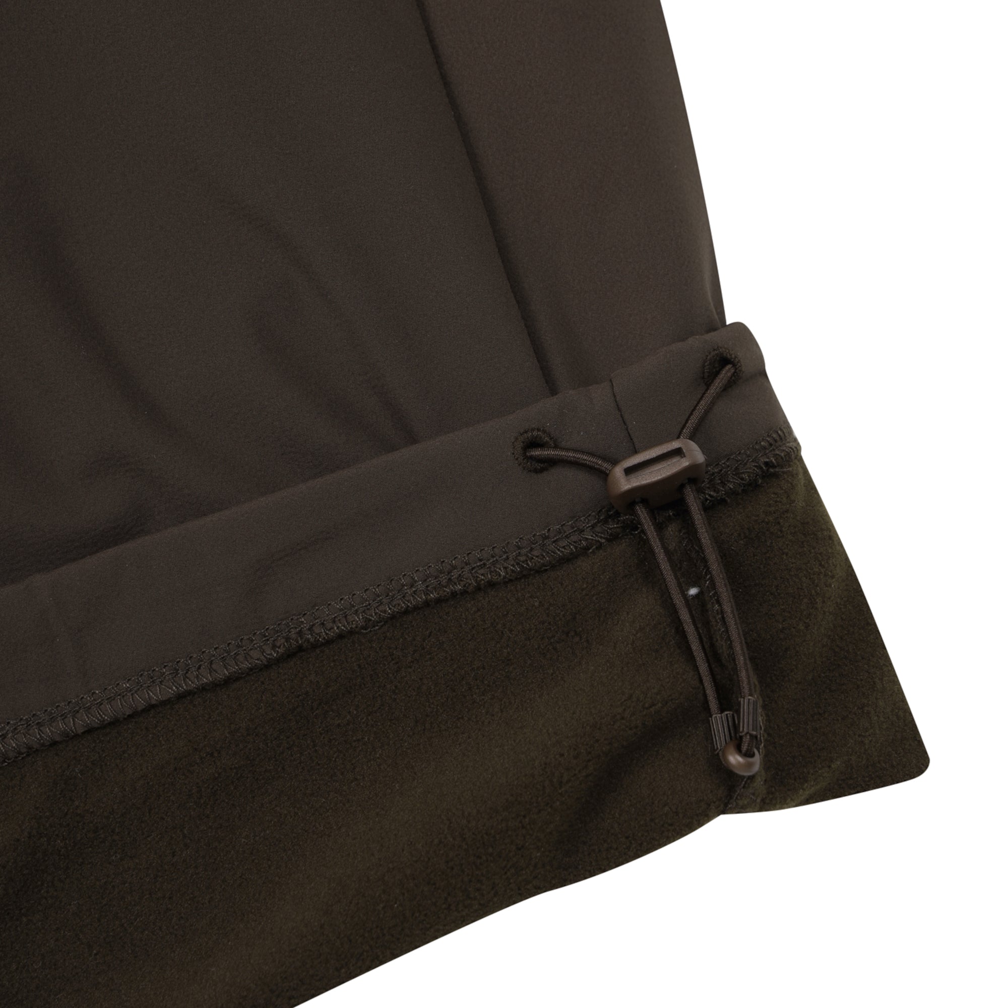 WOMENS ハーフジッププルオーバー ブラウン/072344060