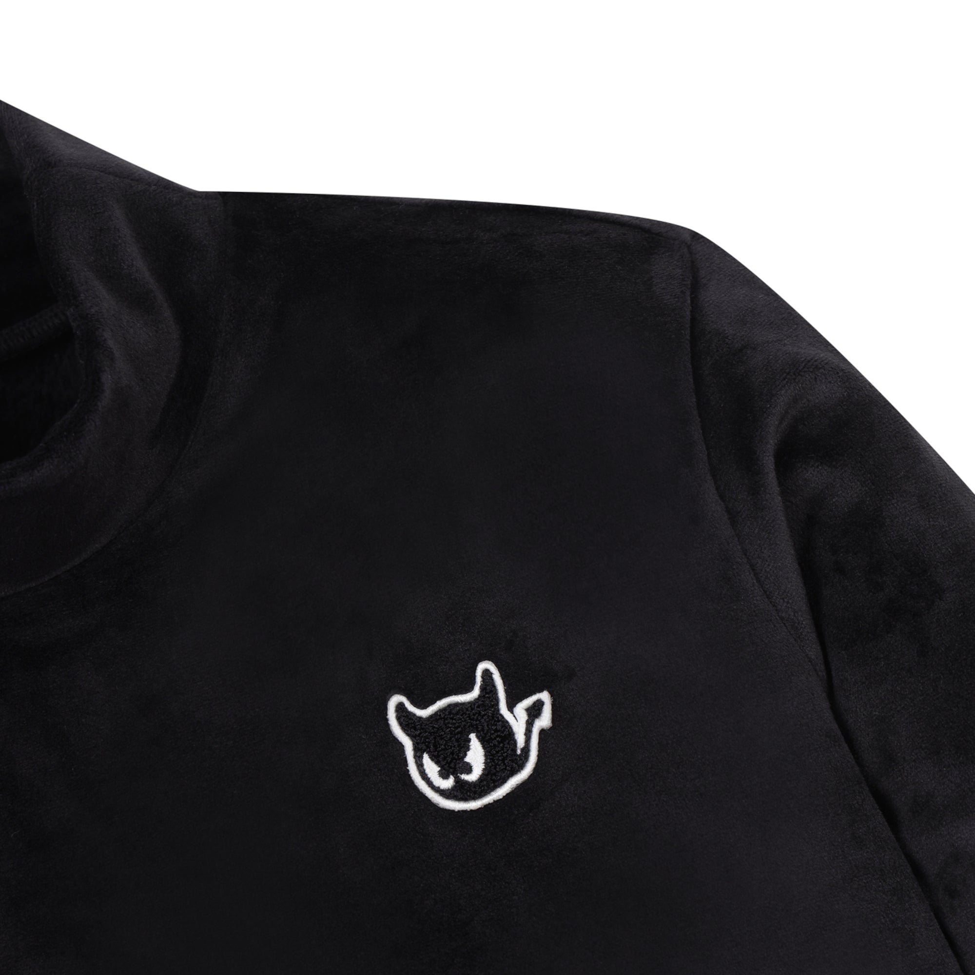 WOMENS フリースモックネック ブラック/072344070