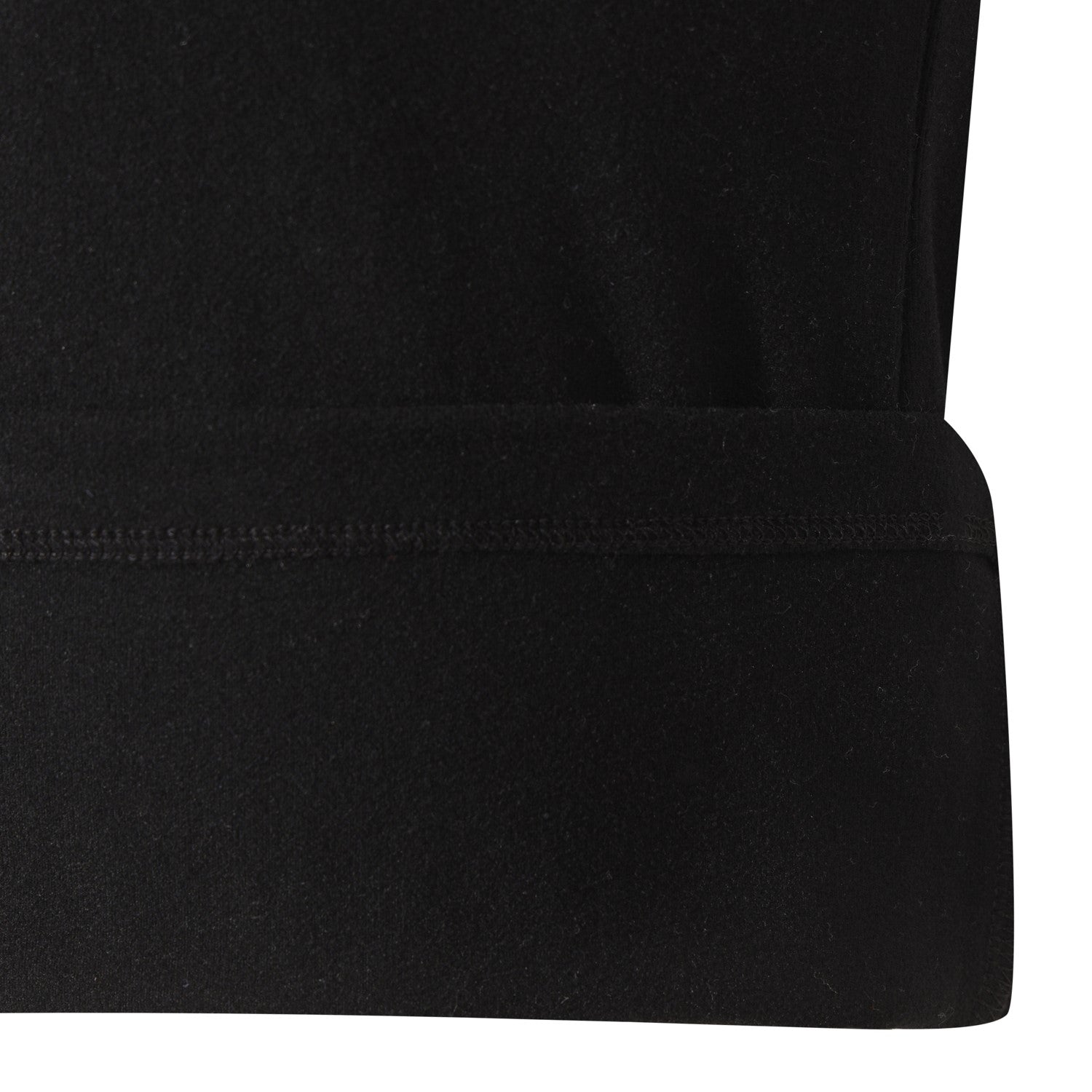 WOMEN ニットリブハイブリッドプルオーバー ブラック