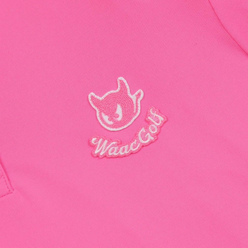 【24SS 新作 / 一部店舗限定】WOMENS WAACKYピケポロ ピンク/072342060