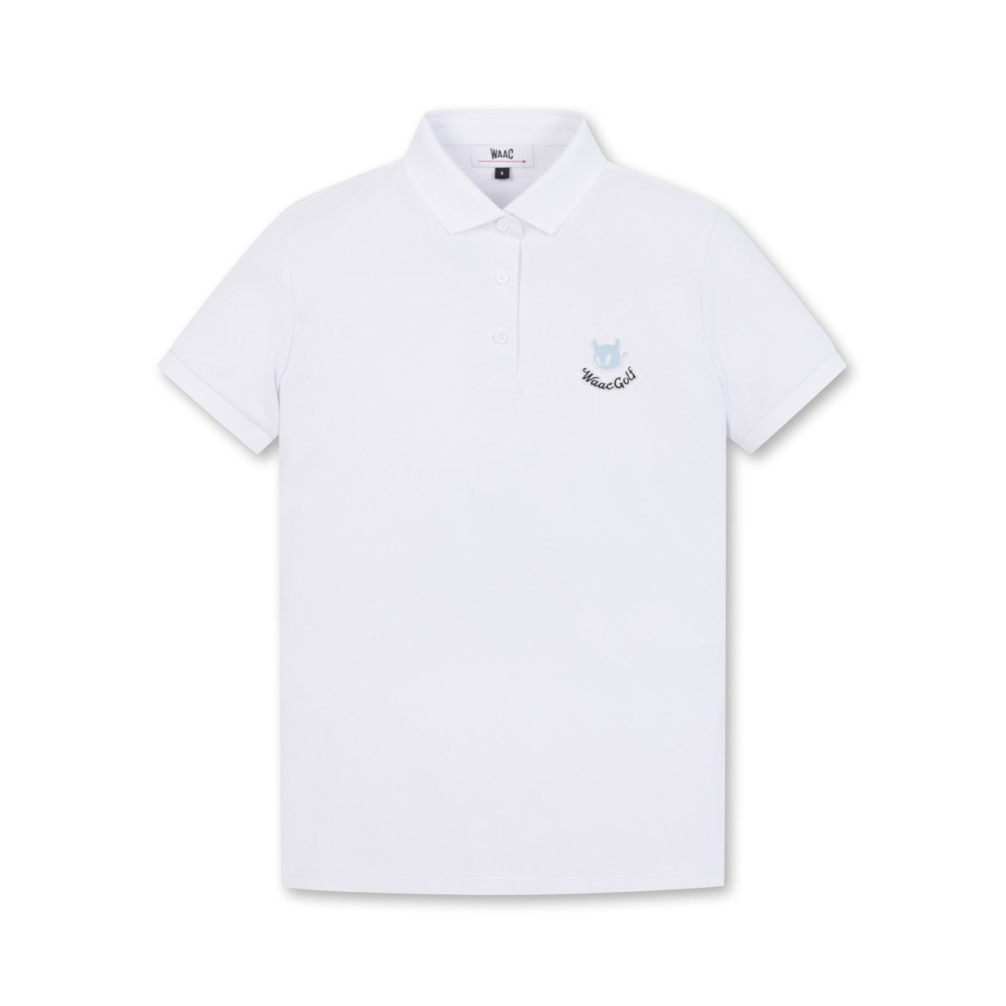 WOMEN WAACKYピケポロシャツ ホワイト