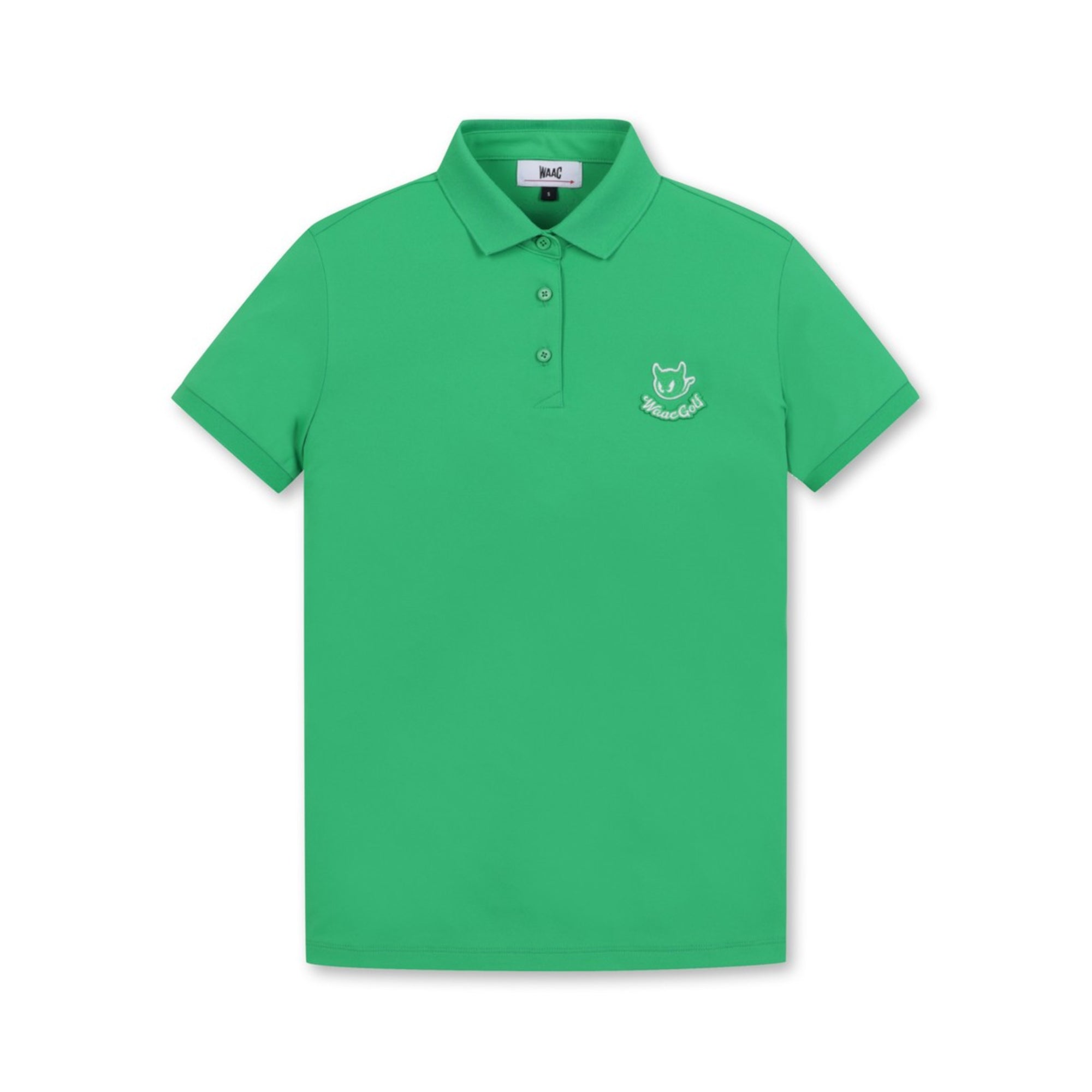 WOMEN WAACKYピケポロシャツ グリーン