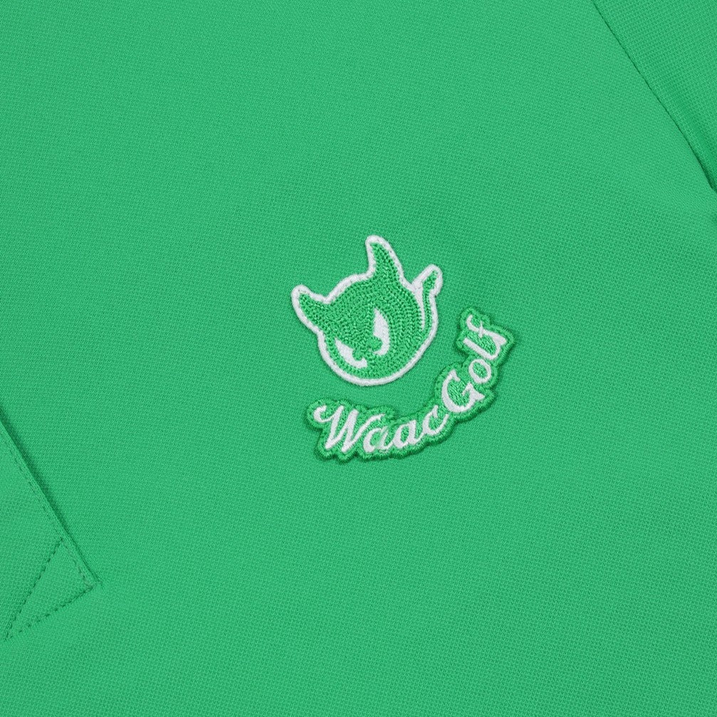 WOMEN WAACKYピケポロシャツ グリーン