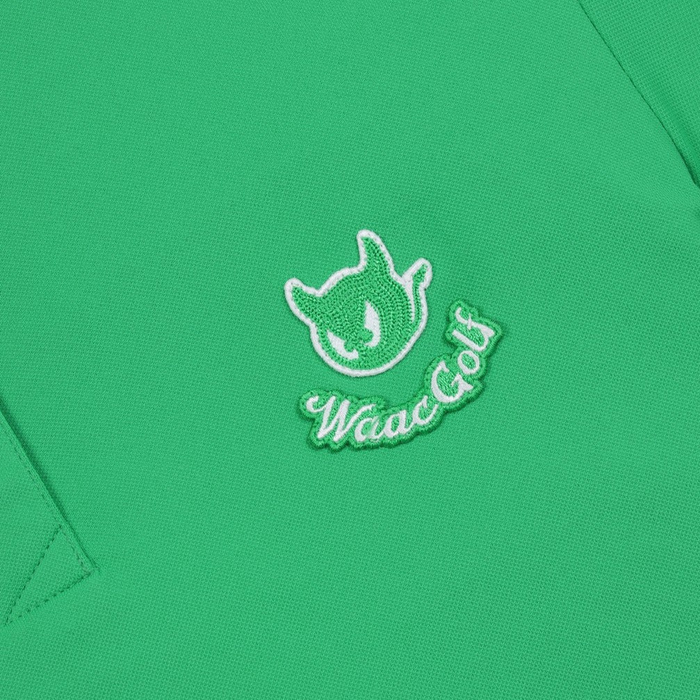 【24SS 新作 / 一部店舗限定】WOMENS WAACKYピケポロ グリーン/072342060