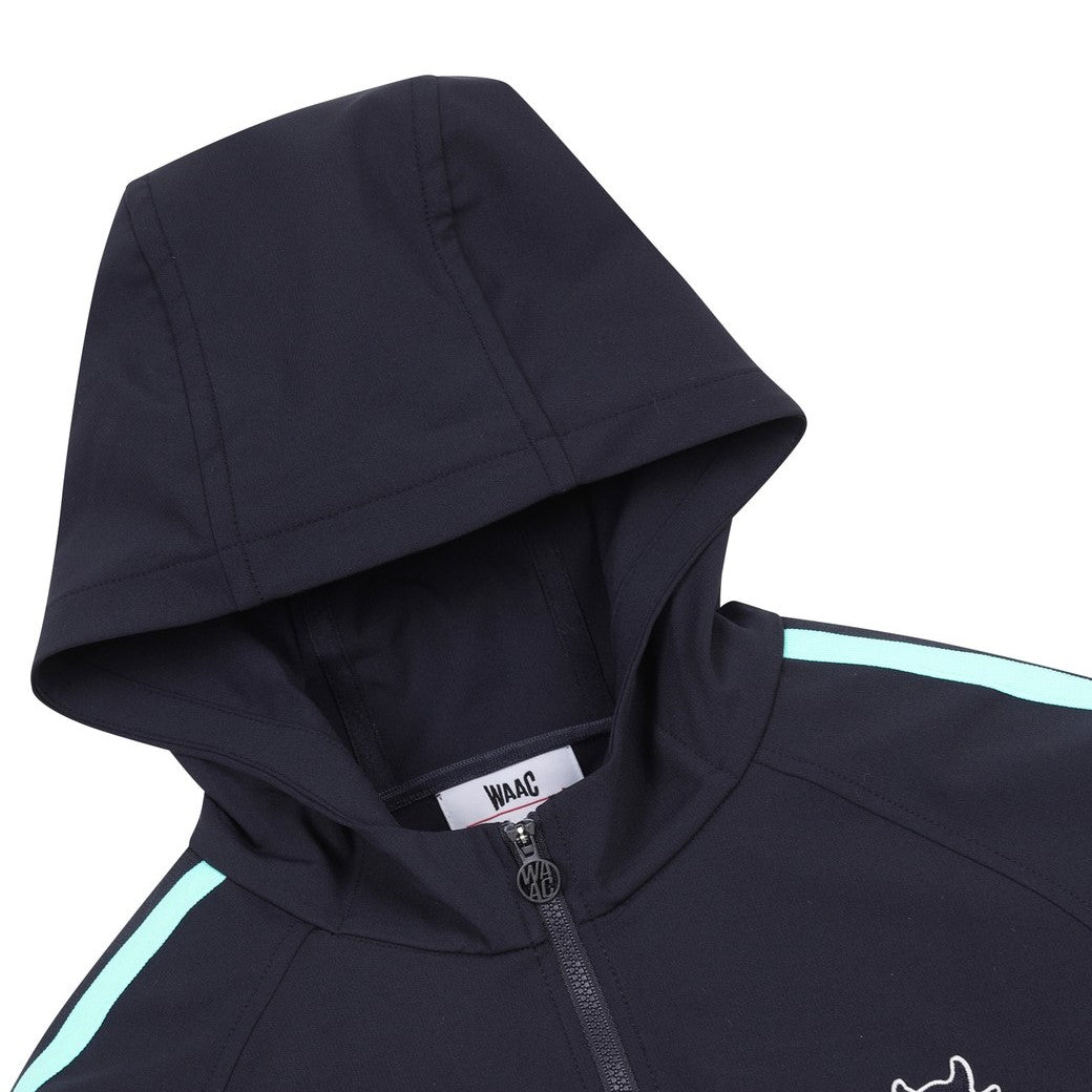 WOMEN ハーフジップフーディ ネイビー