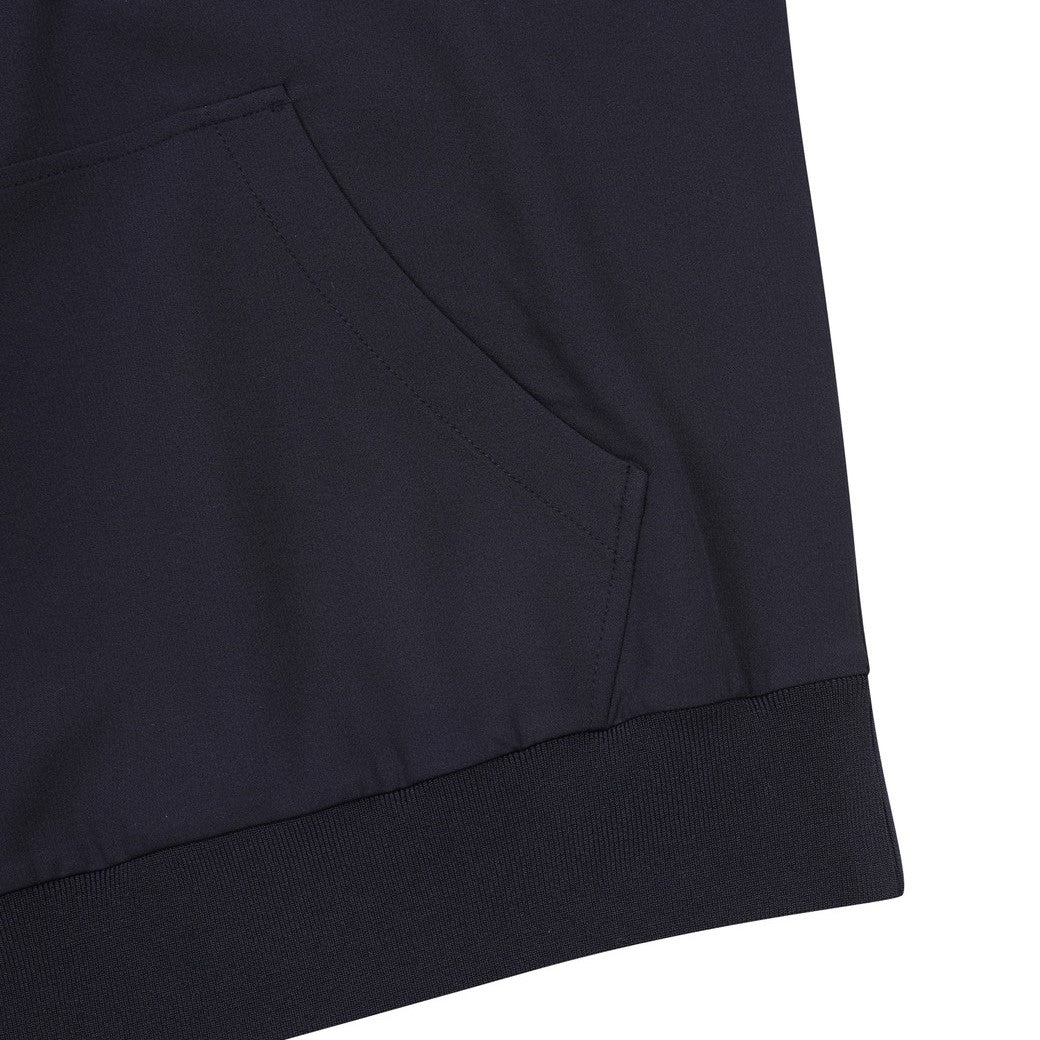 WOMEN ハーフジップフーディ ネイビー