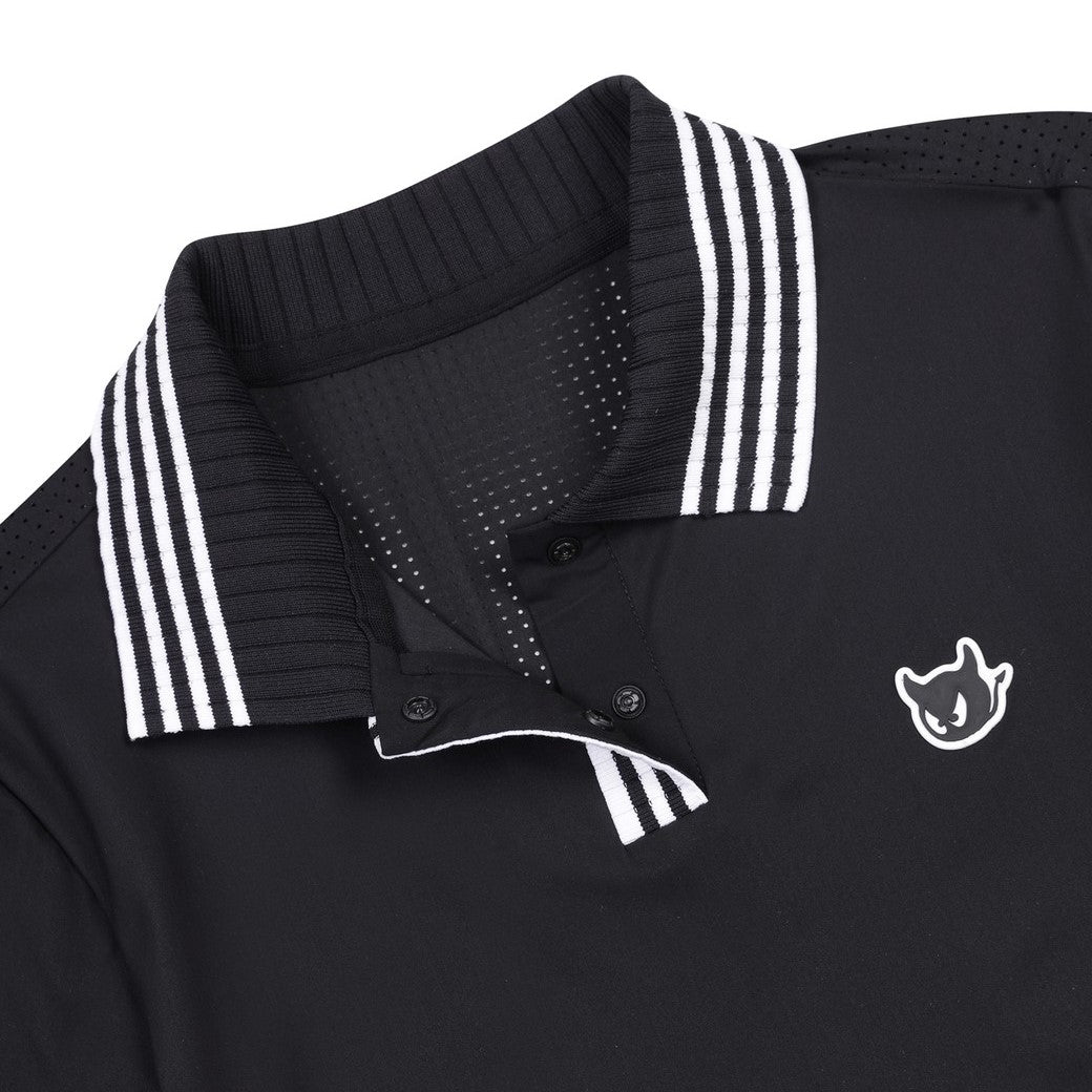 WOMEN クールジャージポロシャツ ブラック