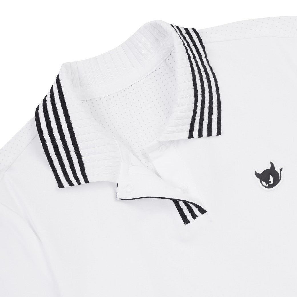 WOMEN クールジャージポロシャツ ホワイト