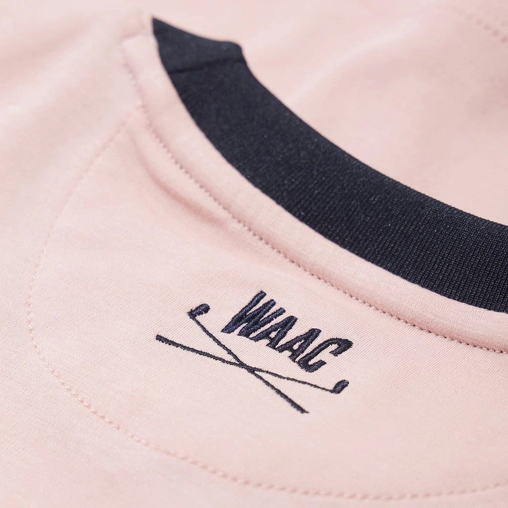 WOMEN アーチメッシュロゴ Tシャツ ライトピンク