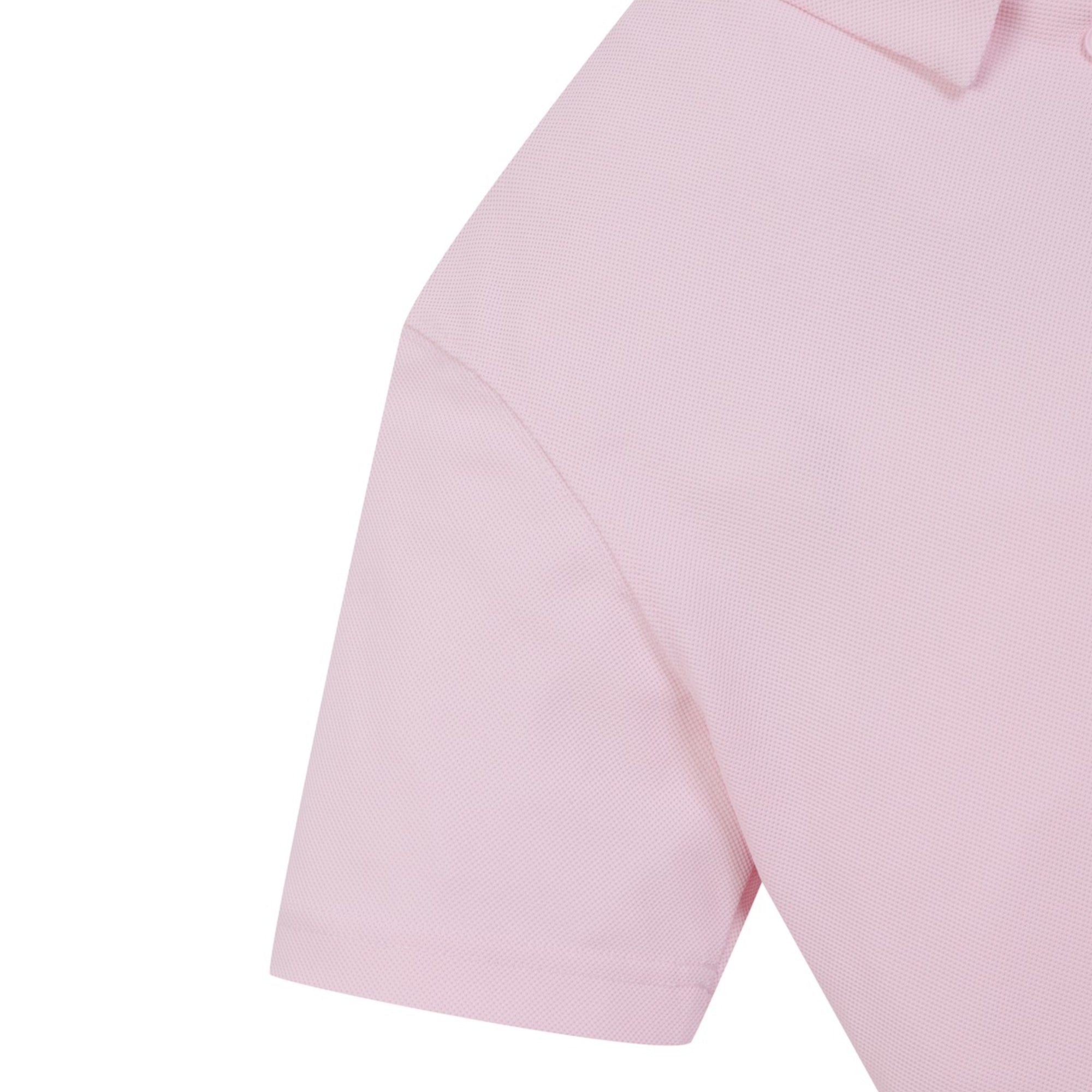 WOMENS WTOルーズフィットポロシャツ ライトピンク/072342063