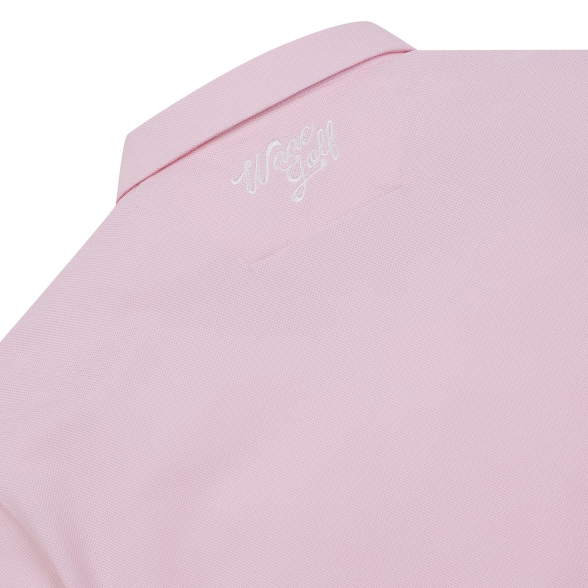WOMENS WTOルーズフィットポロシャツ ライトピンク/072342063