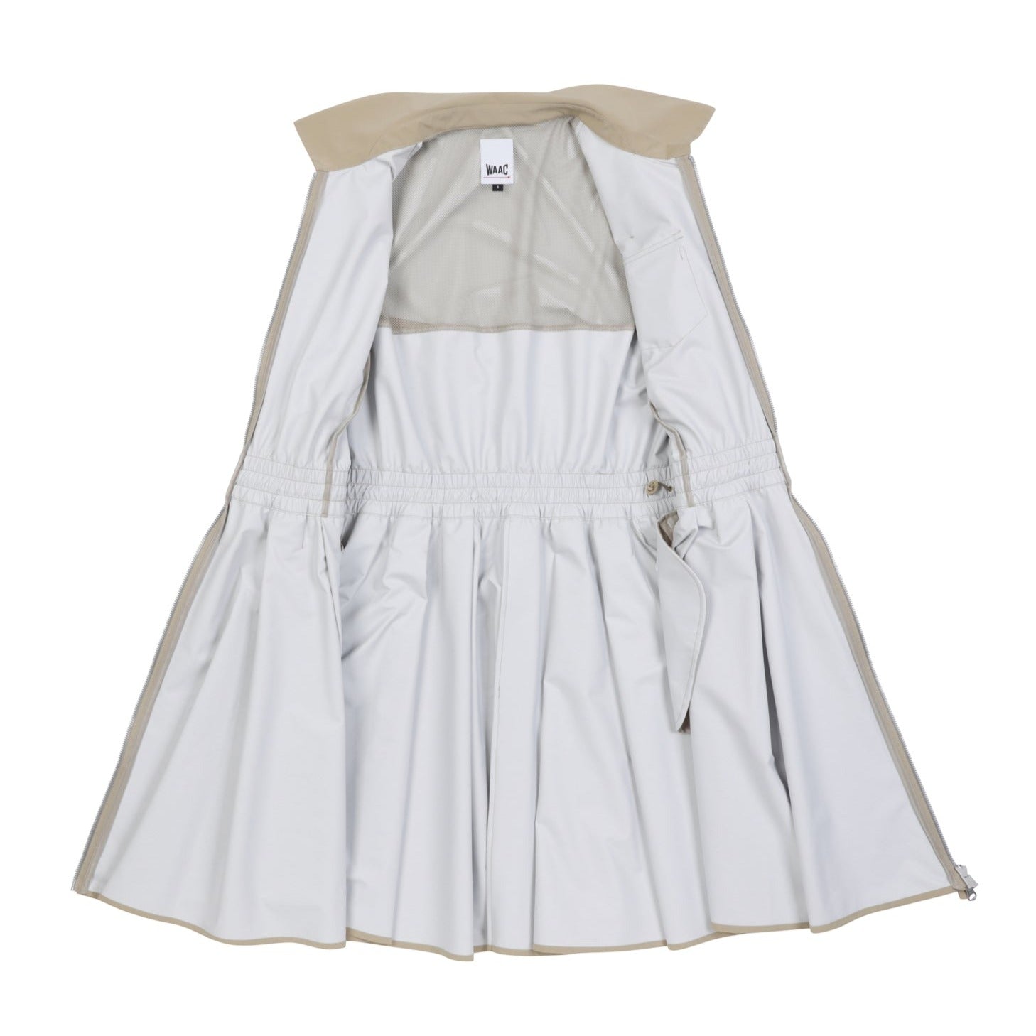 WOMENS ジップアップワンピース ベージュ/072342550