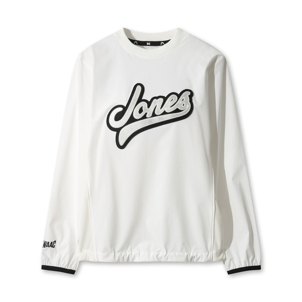 WOMEN カーブロゴプルオーバー ホワイト