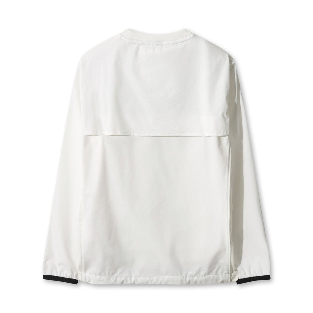 WOMEN カーブロゴプルオーバー ホワイト
