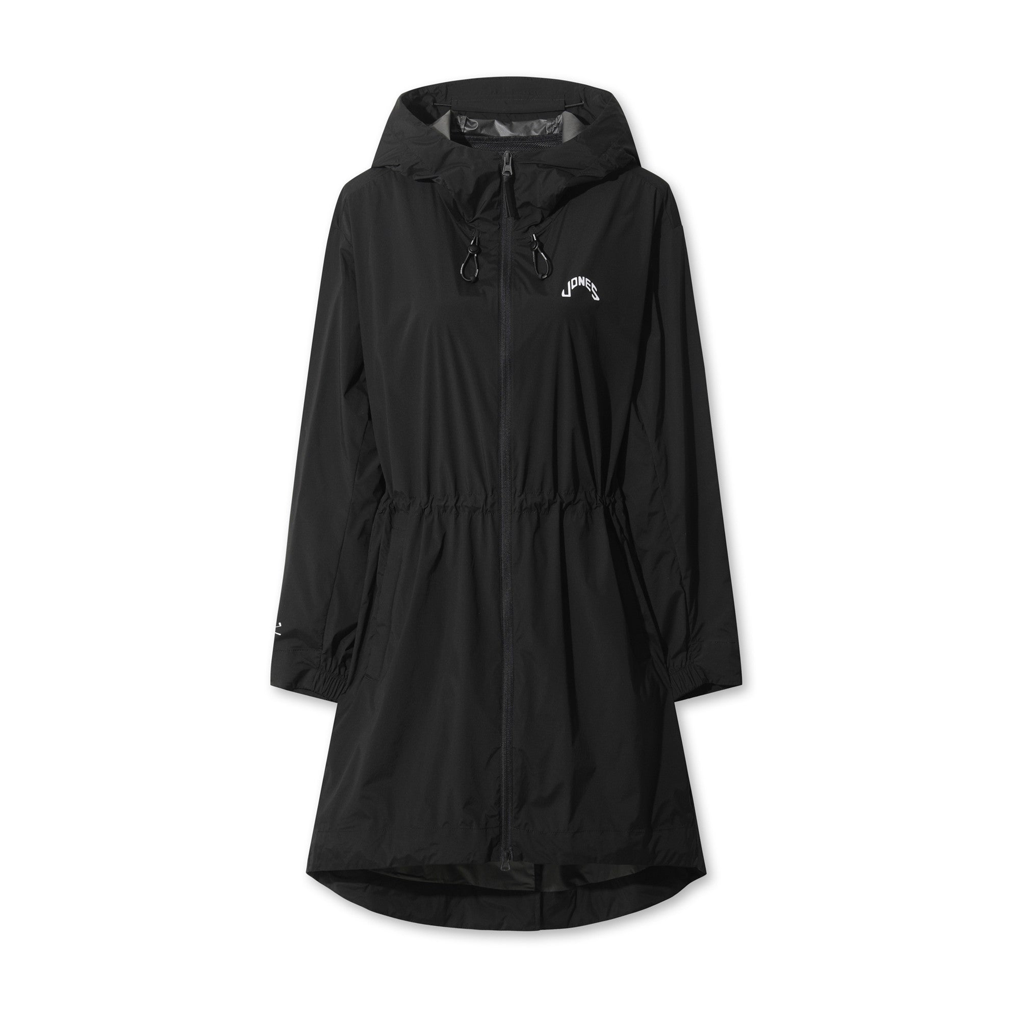 WOMEN フィッシュテール レインジャケット ブラック