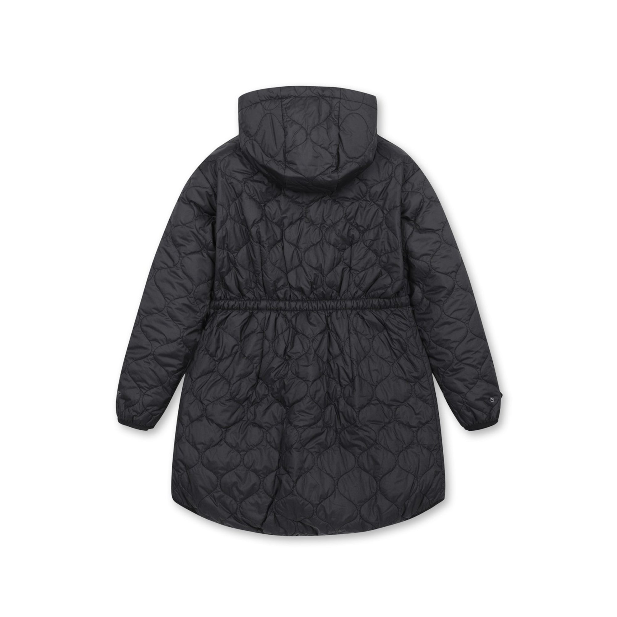 WOMEN ウェッジロングジャンパー ブラック