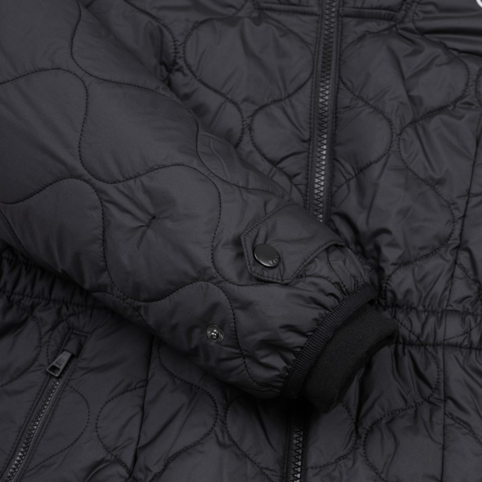 WOMEN ウェッジロングジャンパー ブラック