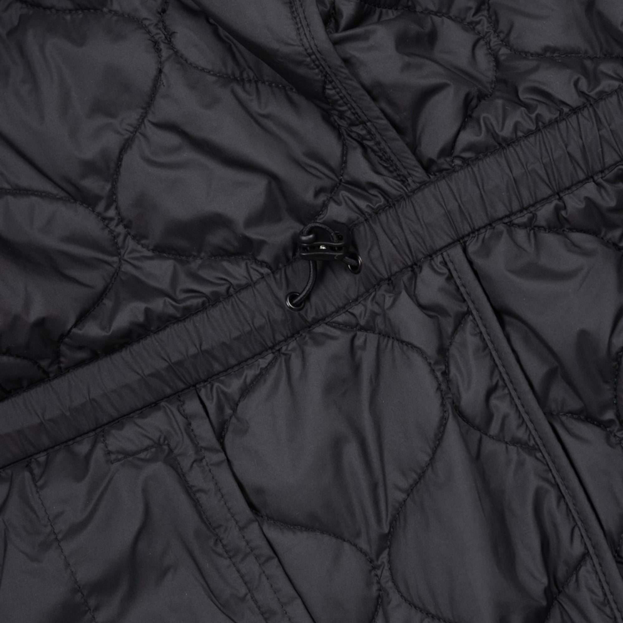 WOMEN ウェッジロングジャンパー ブラック