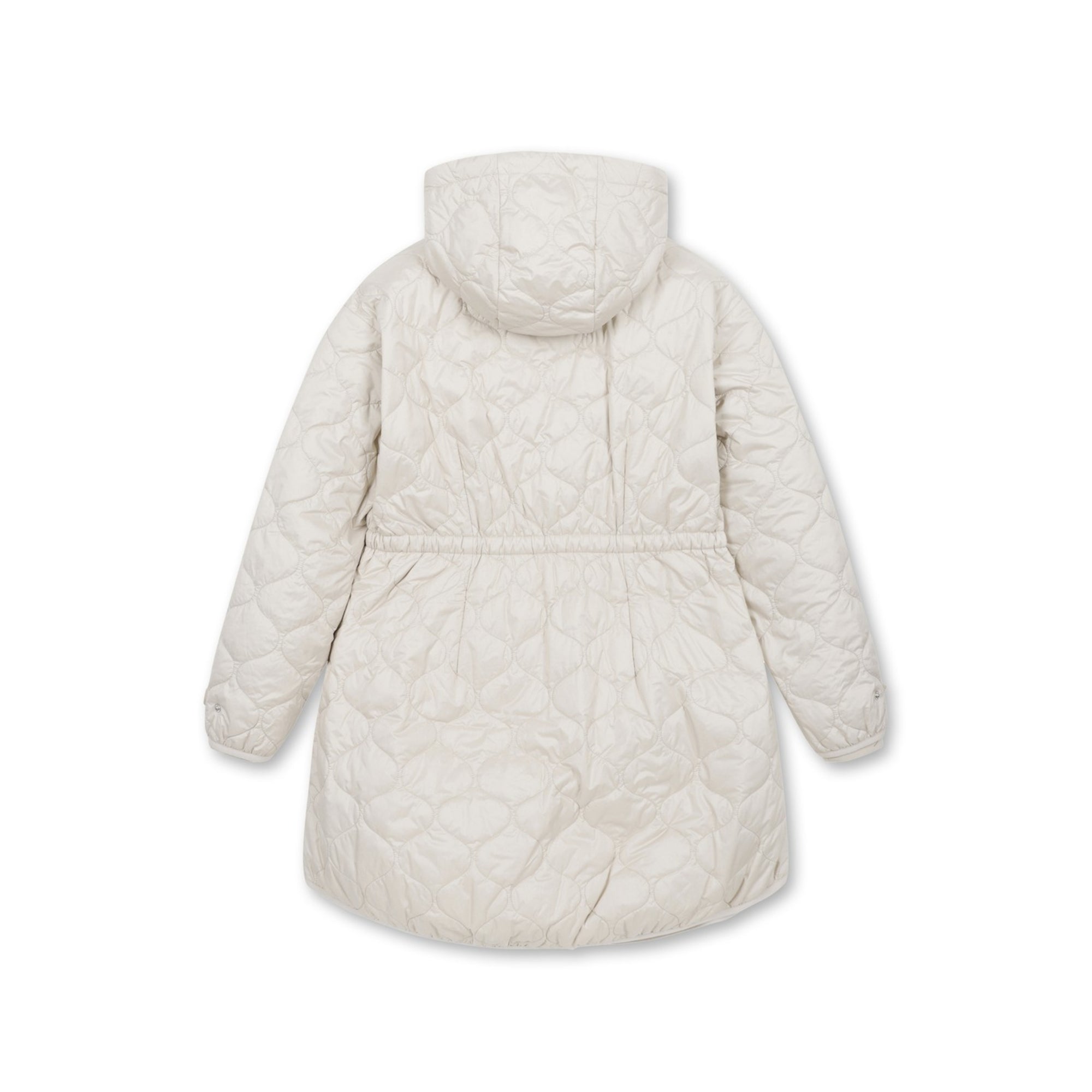 WOMEN ウェッジロングジャンパー ベージュ