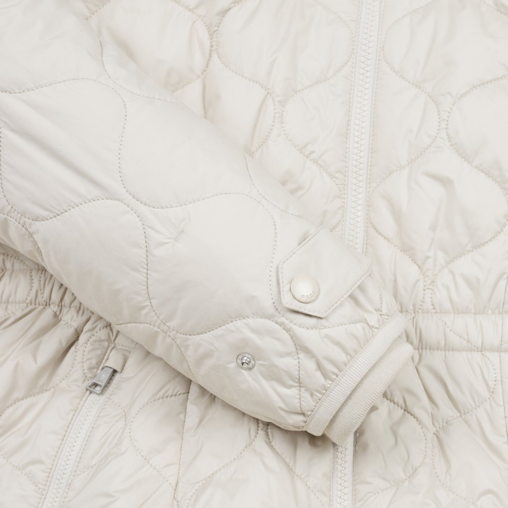 WOMEN ウェッジロングジャンパー ベージュ