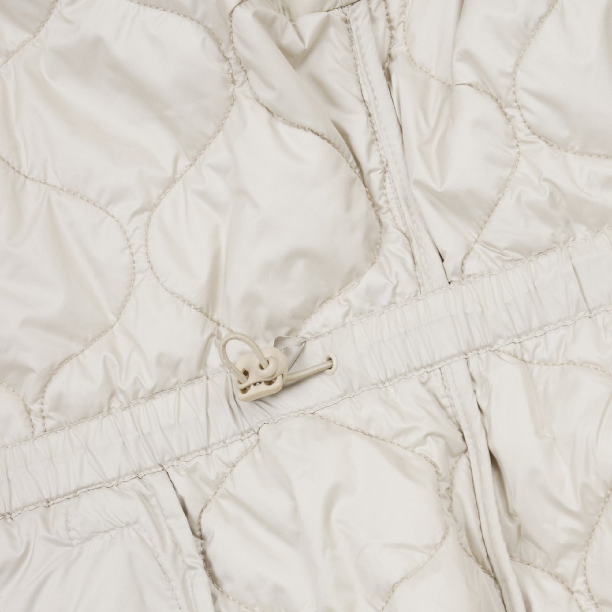 WOMEN ウェッジロングジャンパー ベージュ