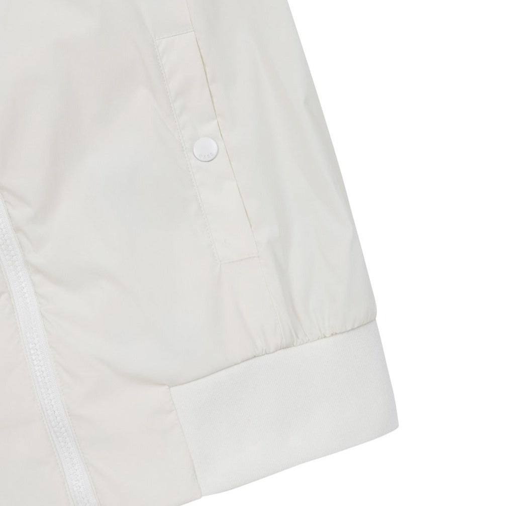 WOMENS ハイストレッチ半袖ジップアップベスト アイボリー/072342250