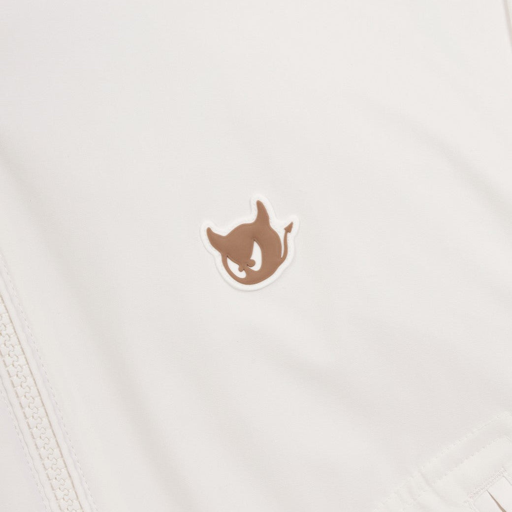 【WEB限定】WOMEN ESSENTIALハーフスリーブブルゾン アイボリー