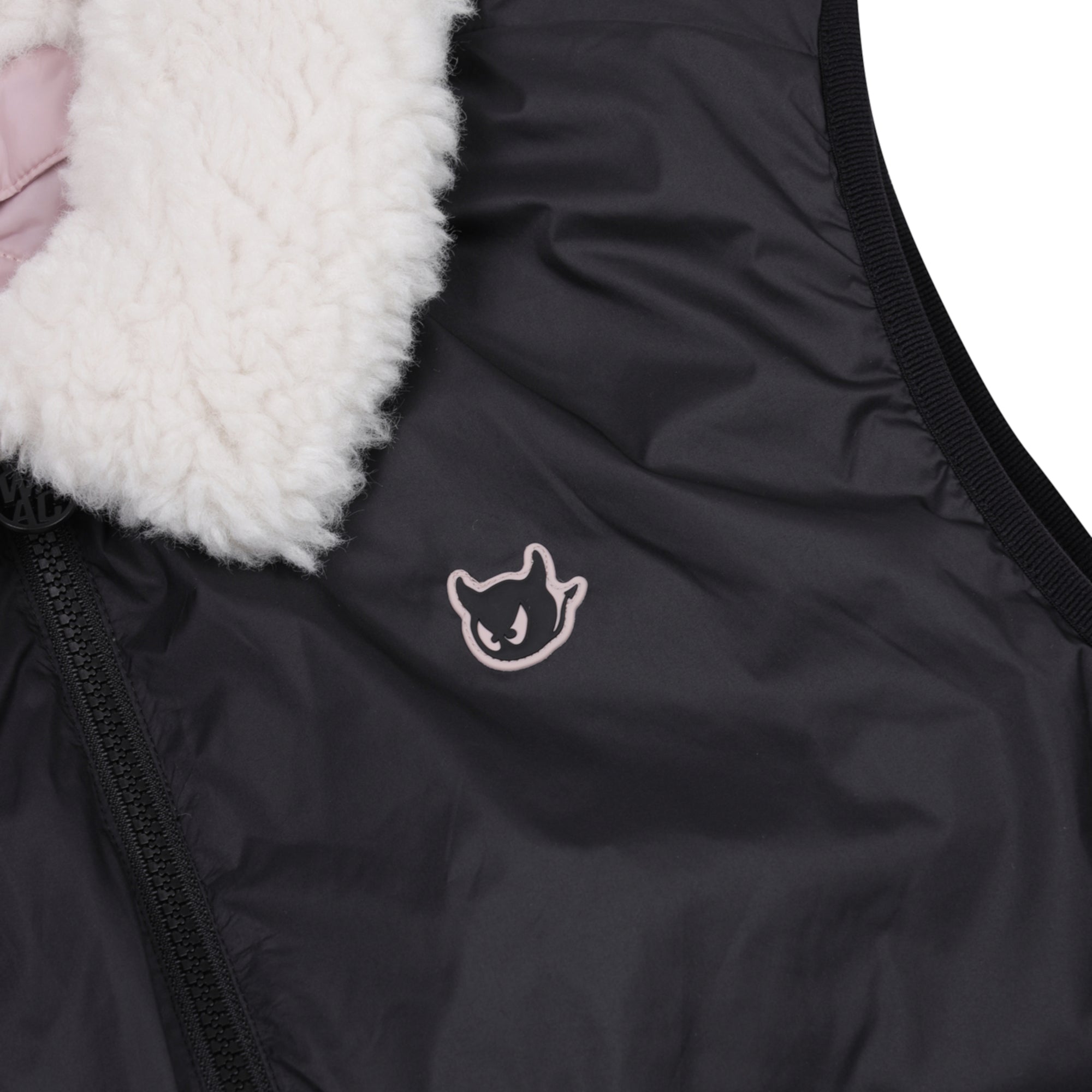 WOMENS デタッチャブルカラーベスト ブラック/072344261