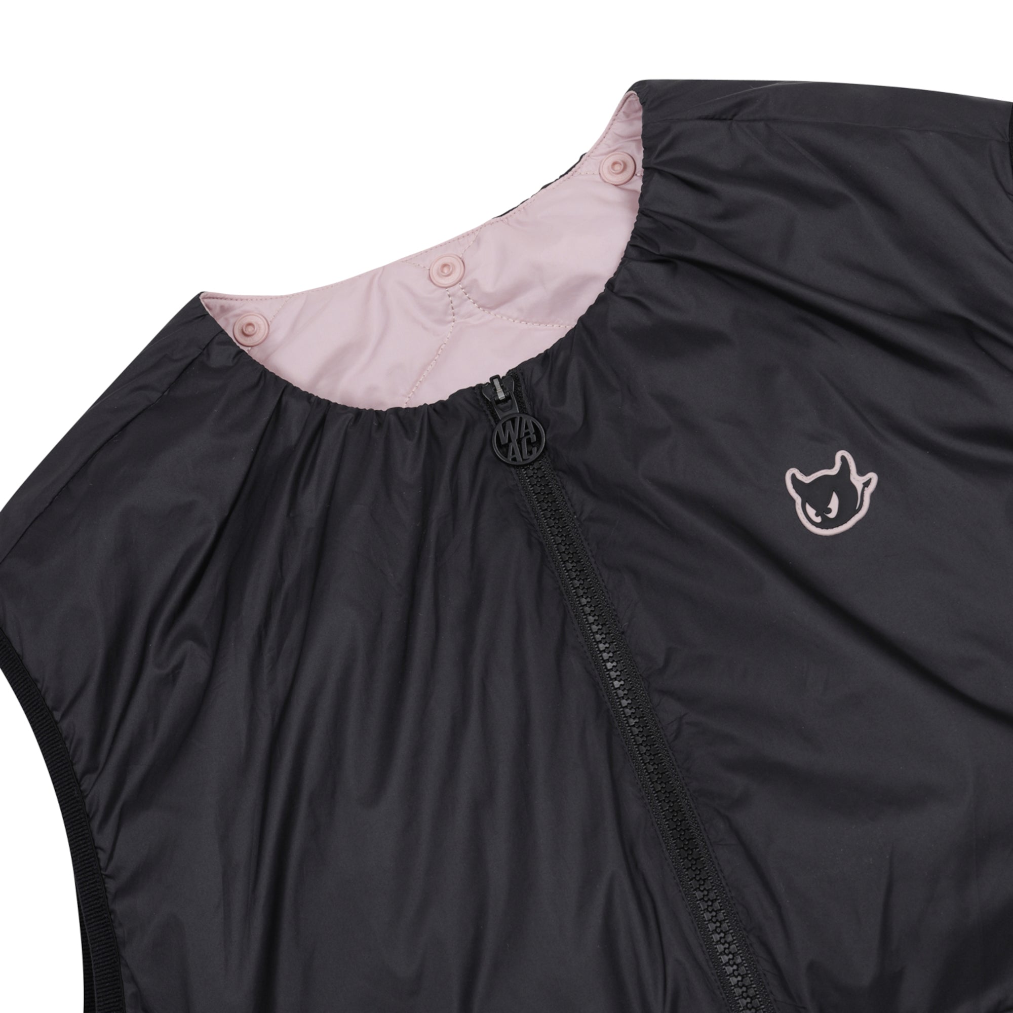 WOMENS デタッチャブルカラーベスト ブラック/072344261