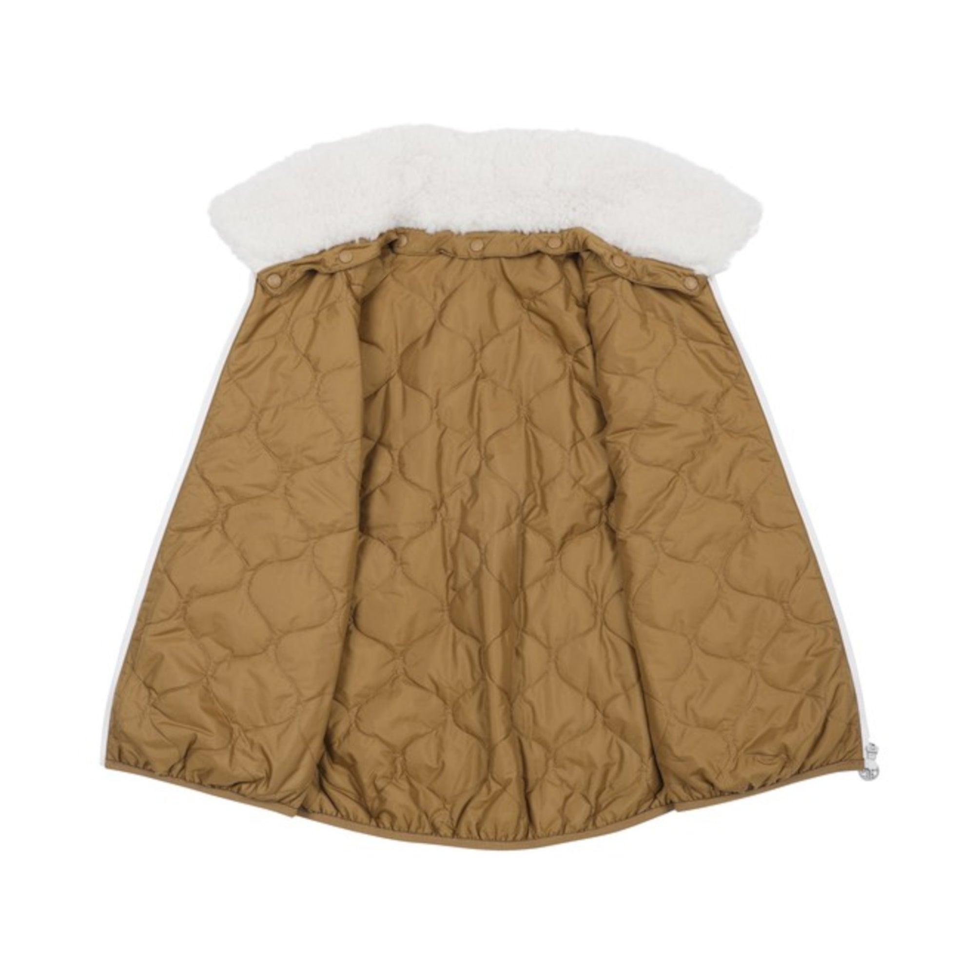 WOMENS デタッチャブルカラーベスト アイボリー/072344261