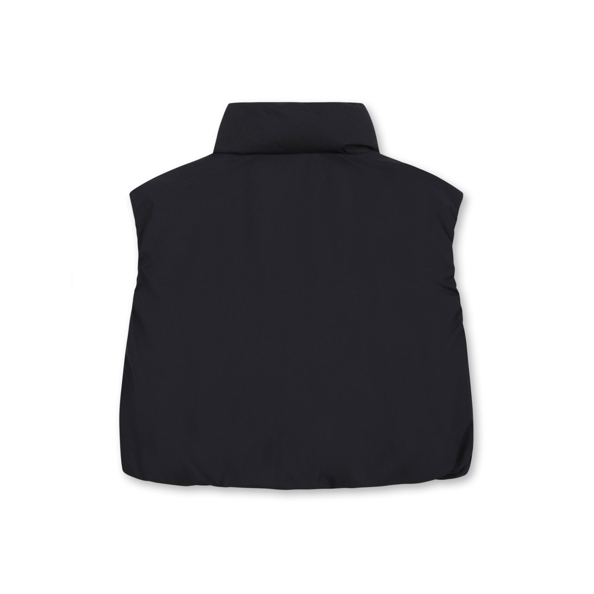 WOMEN ショートパディングダウンベスト ブラック