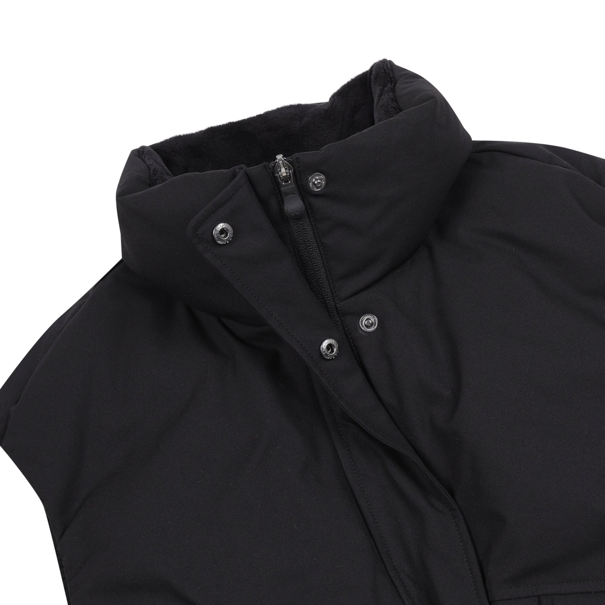 WOMEN ショートパディングダウンベスト ブラック