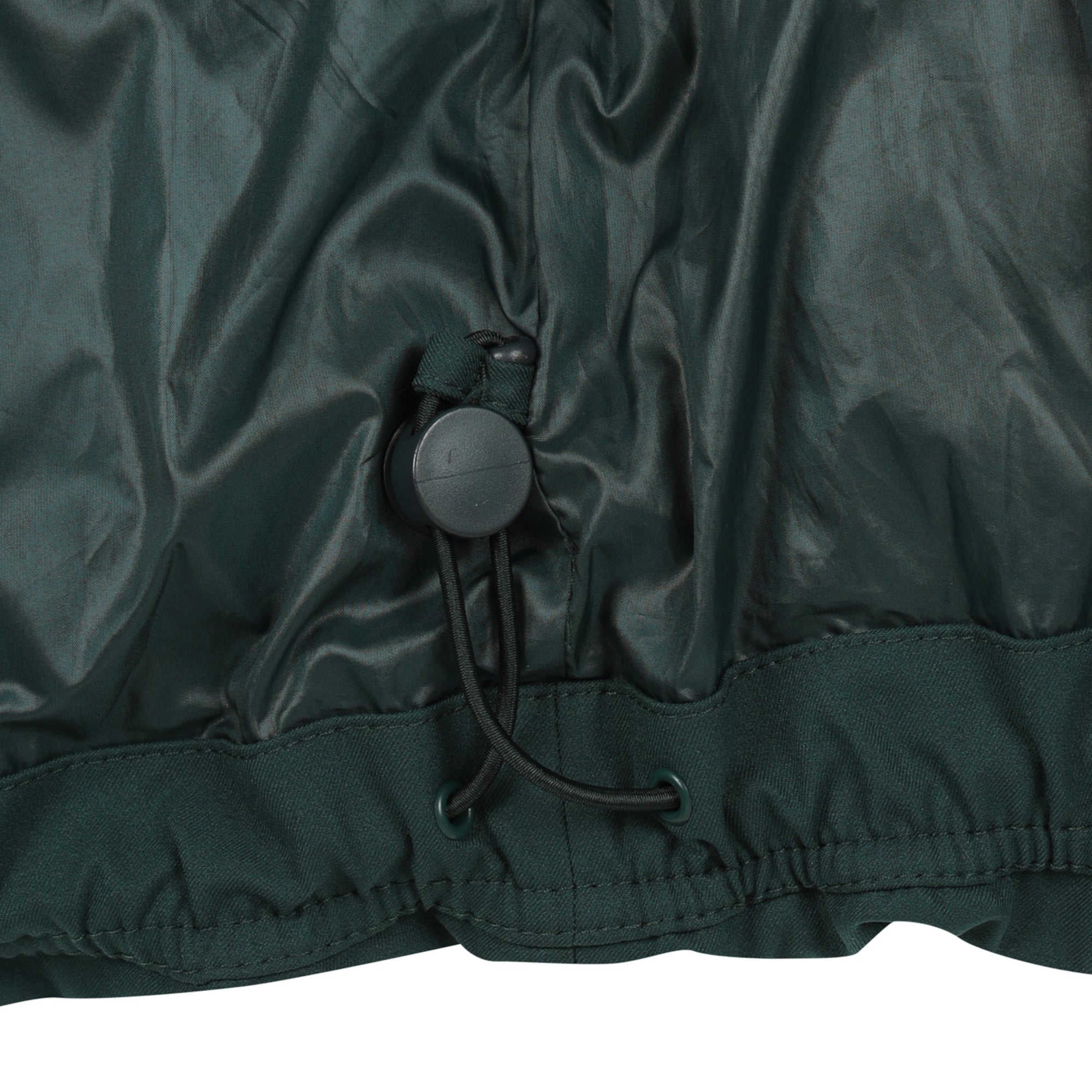 WOMEN ショートパディングダウンベスト ダークグリーン